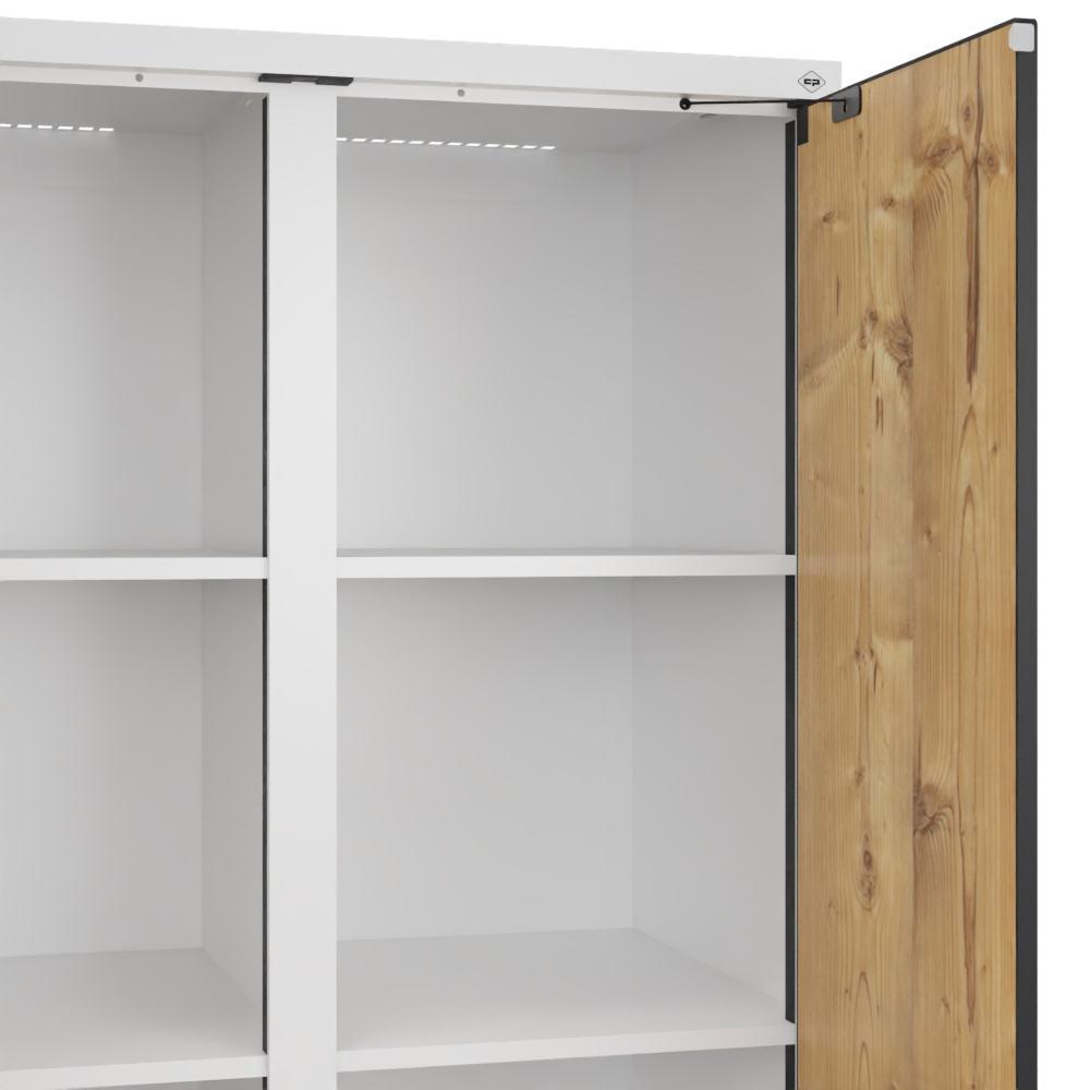 C+P Aufbewahrungsspind Evolo PLUS, 2 Abteile, 1850x800x500mm