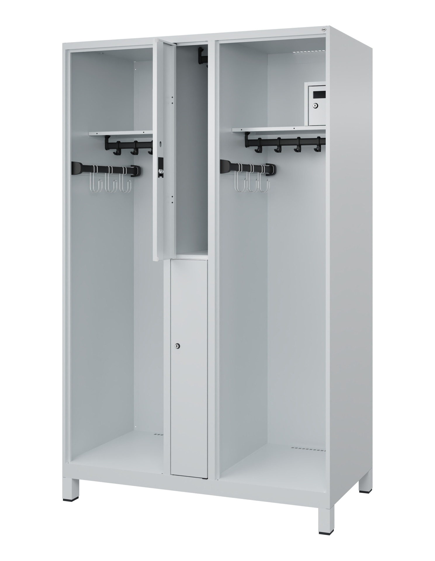 C+P Feuerwehrspind Maxi, 2 Fächer, 1850x1200x600mm