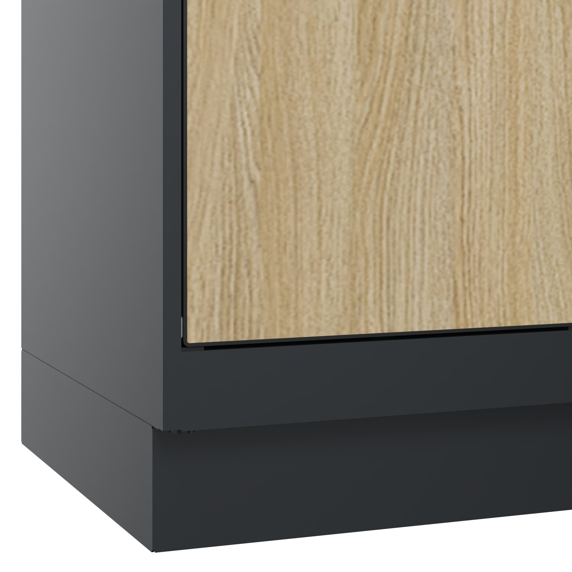 C+P Doppelst�ckiger Spind Evolo PLUS, 2 F�cher, 1950x400x500mm