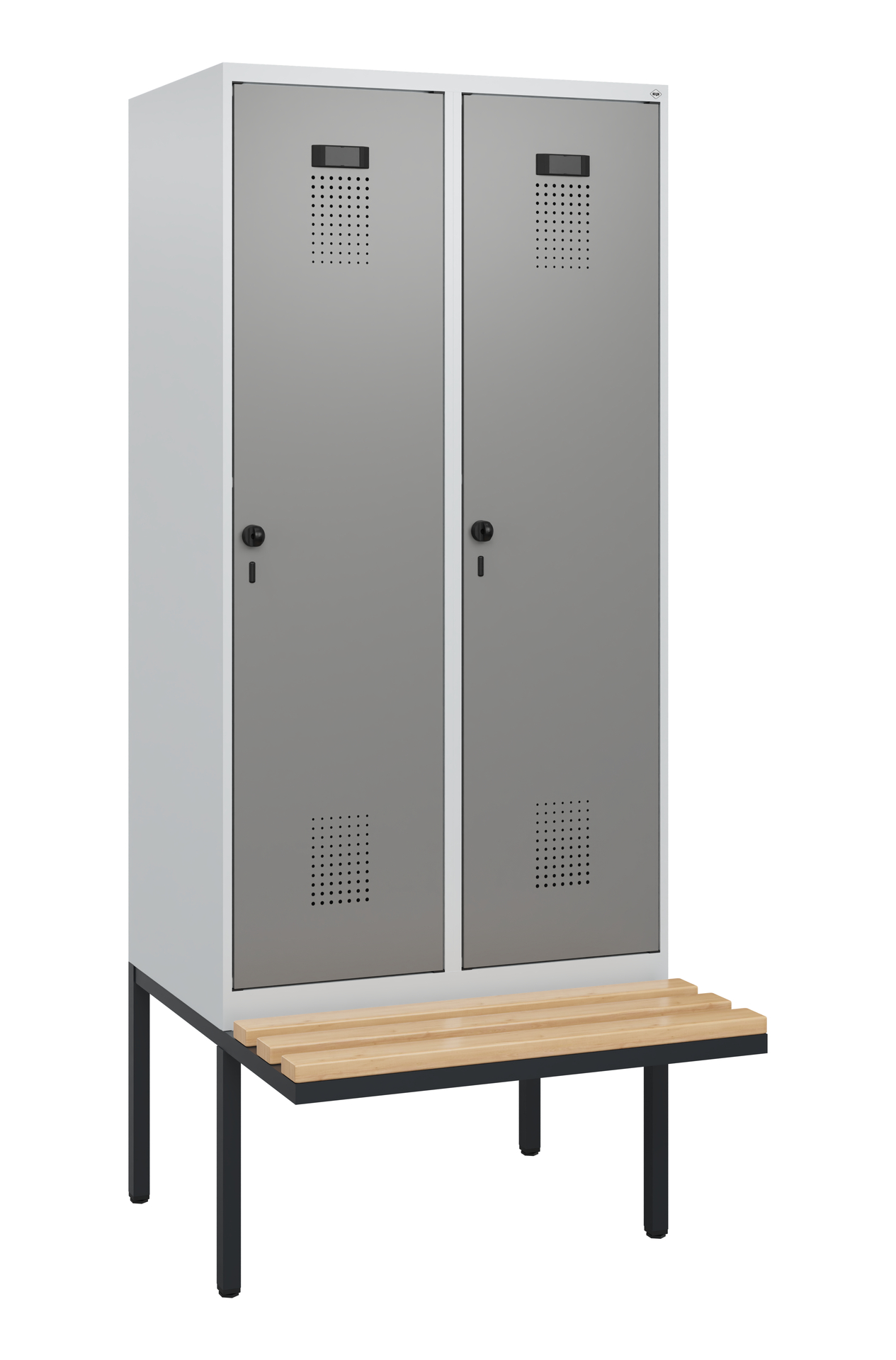 C+P Spind Evolo PLUS, Bank, 2 Abteile, 1950x800x81
