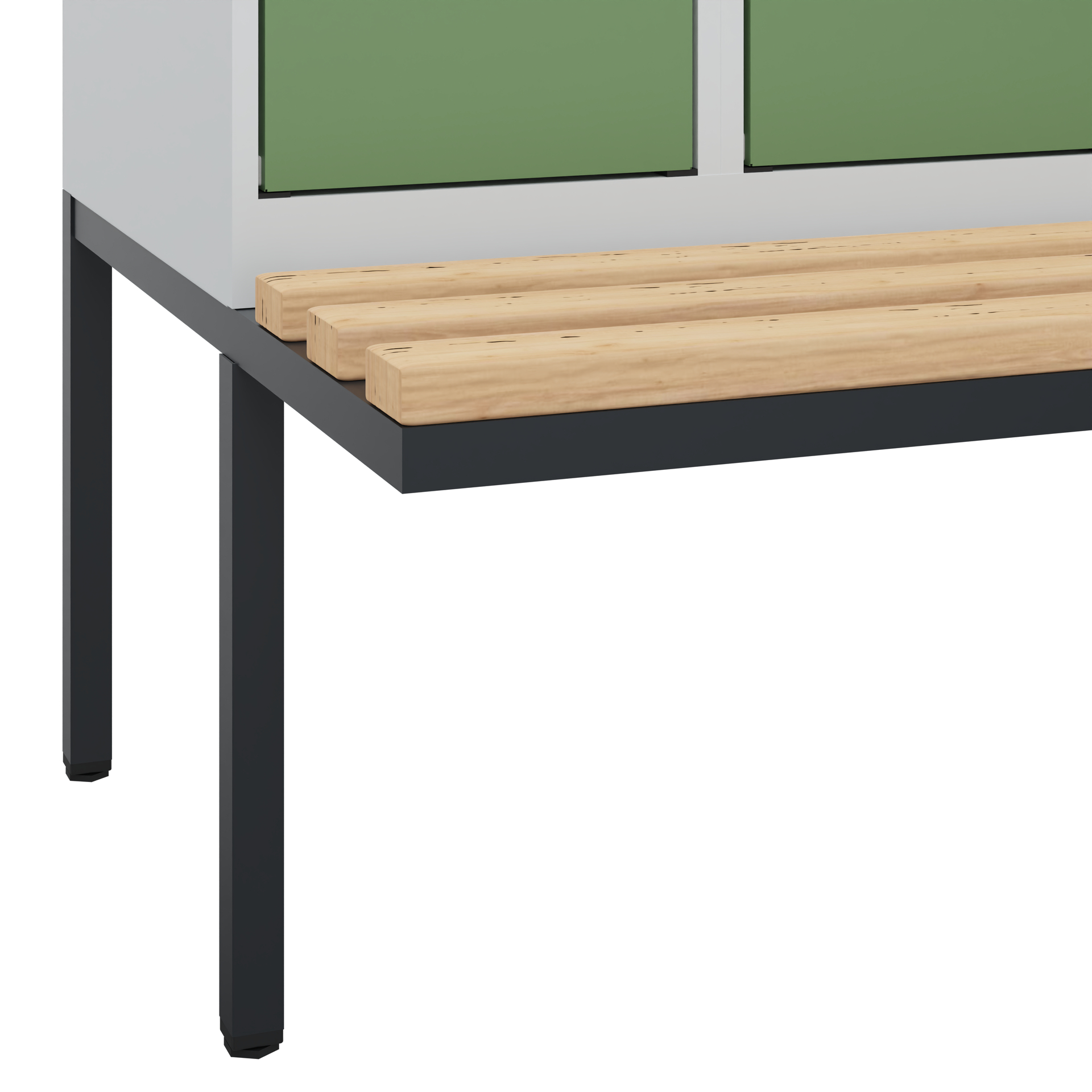 C+P Spind Evolo PLUS, Bank, 2 Abteile, 1950x600x81