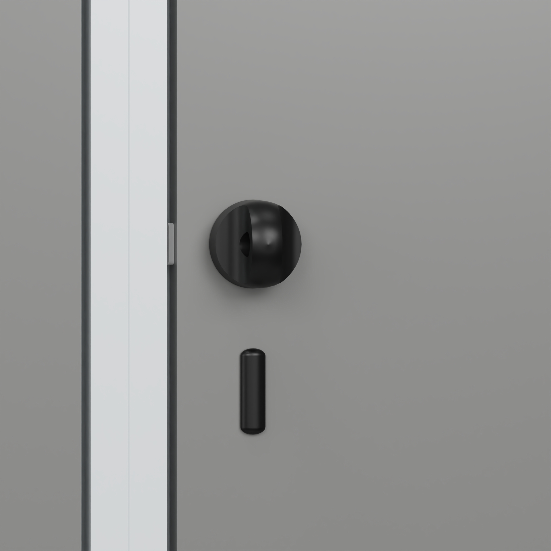 C+P Schwarz-Weiß-Spind Evolo PLUS, 2 Abteile, 1850