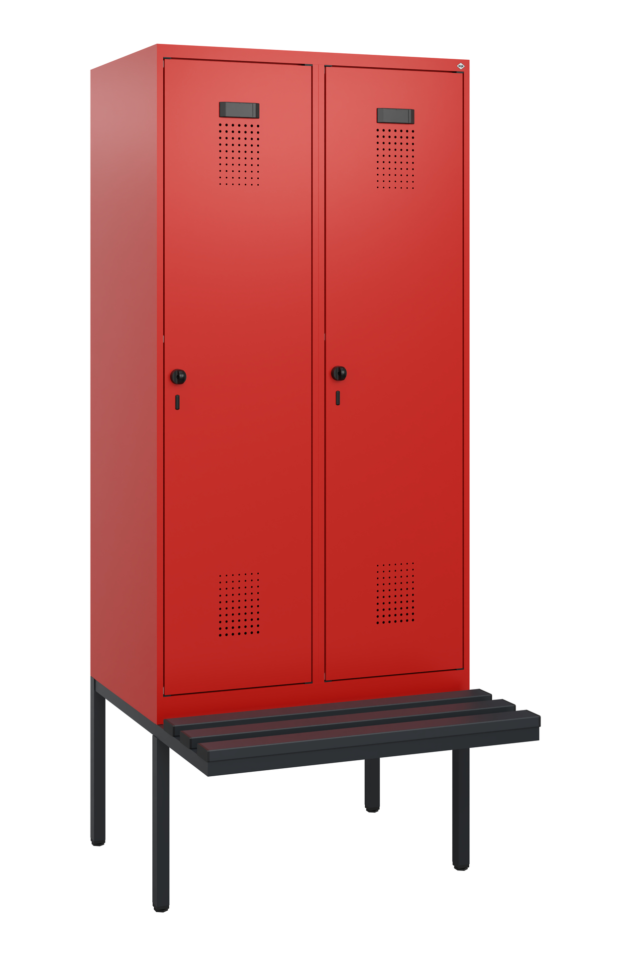 C+P Spind Evolo PLUS, Bank, 2 Abteile, 1950x800x81