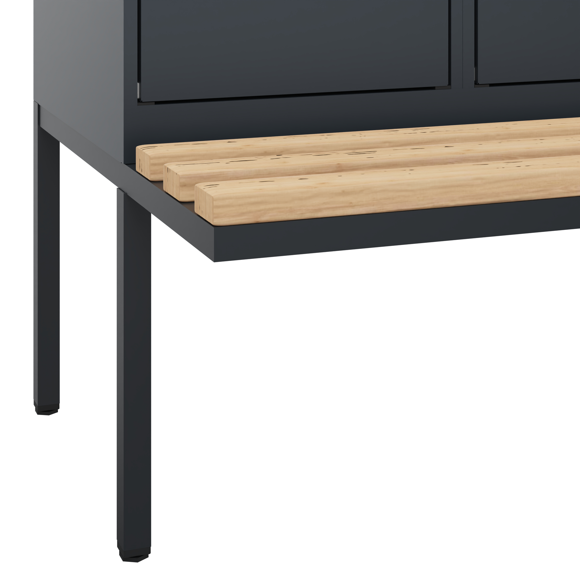 C+P Spind Evolo PLUS, Bank, 2 Abteile, 1950x800x81