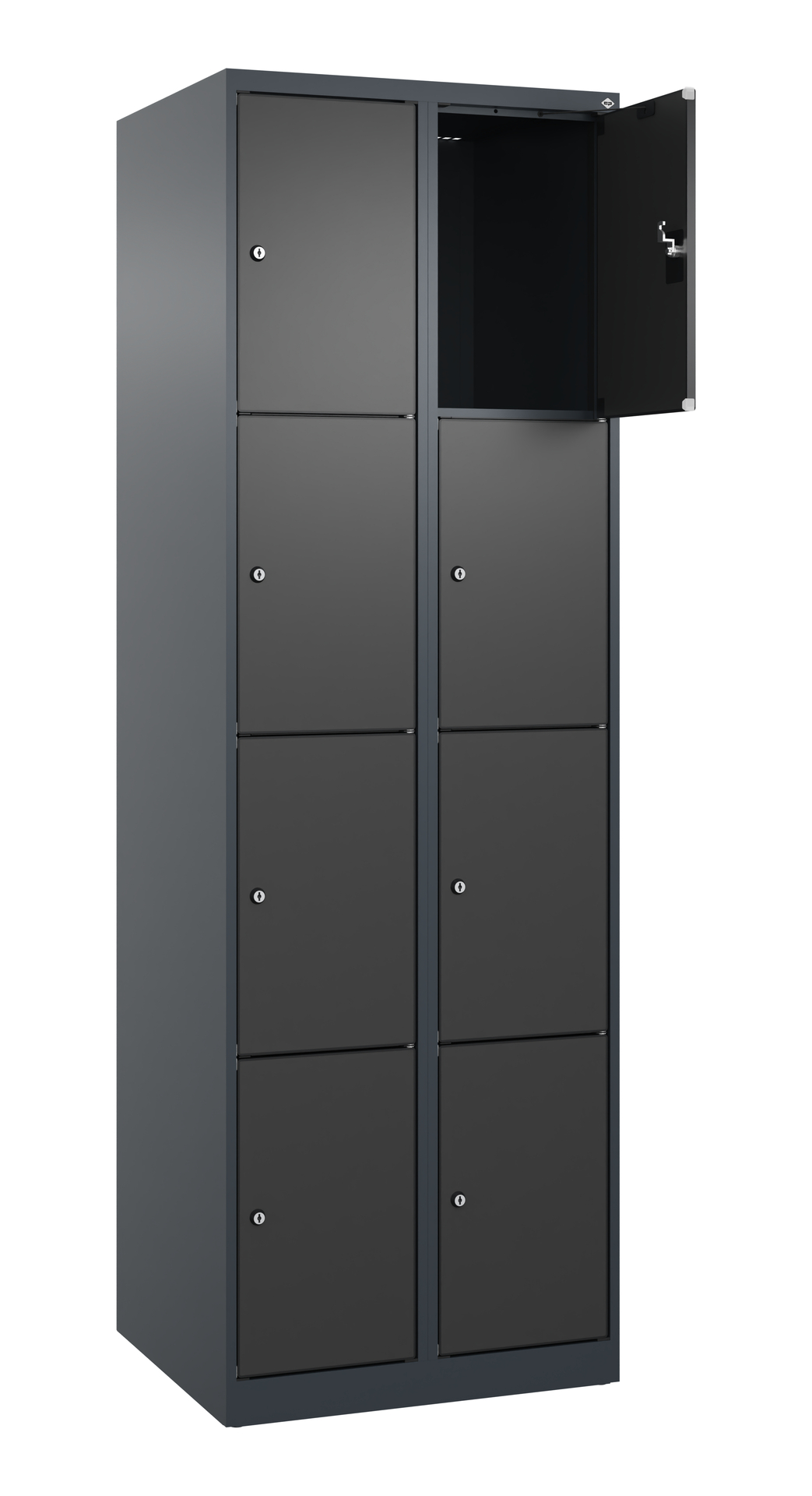 C+P Schlie�fachschrank Evolo PLUS, 8 F�cher, 1850x600x500mm