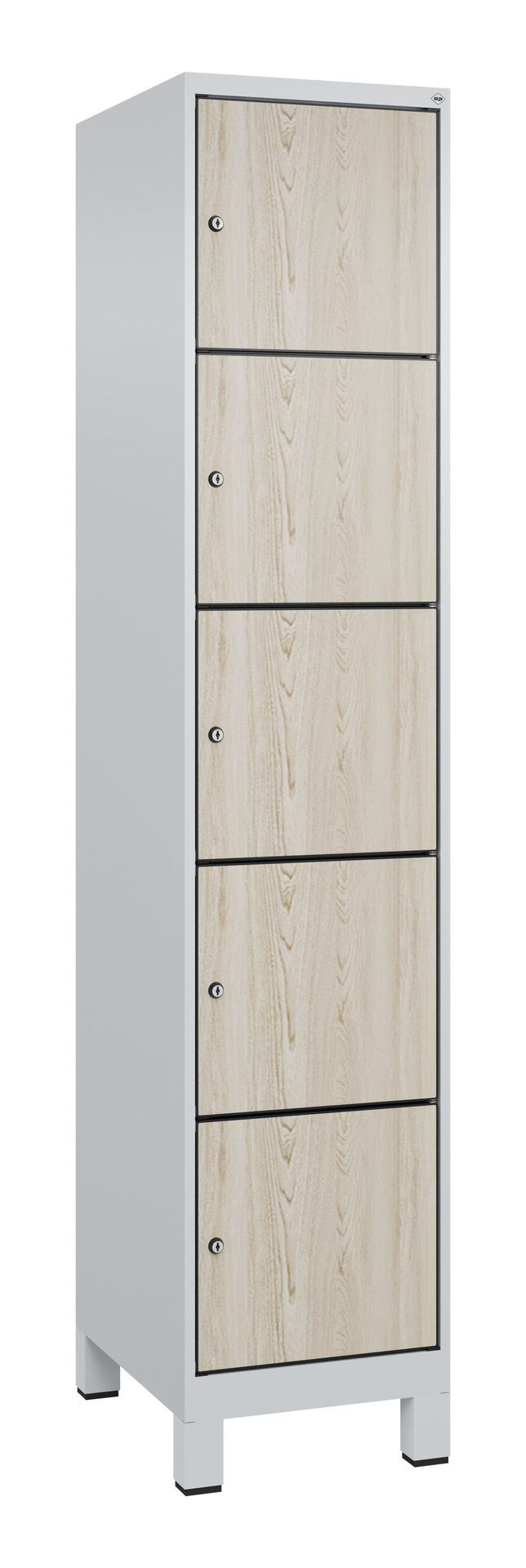 C+P Schlie�fachschrank Evolo PLUS, F��e, 5 F�cher, 1950x400x500mm