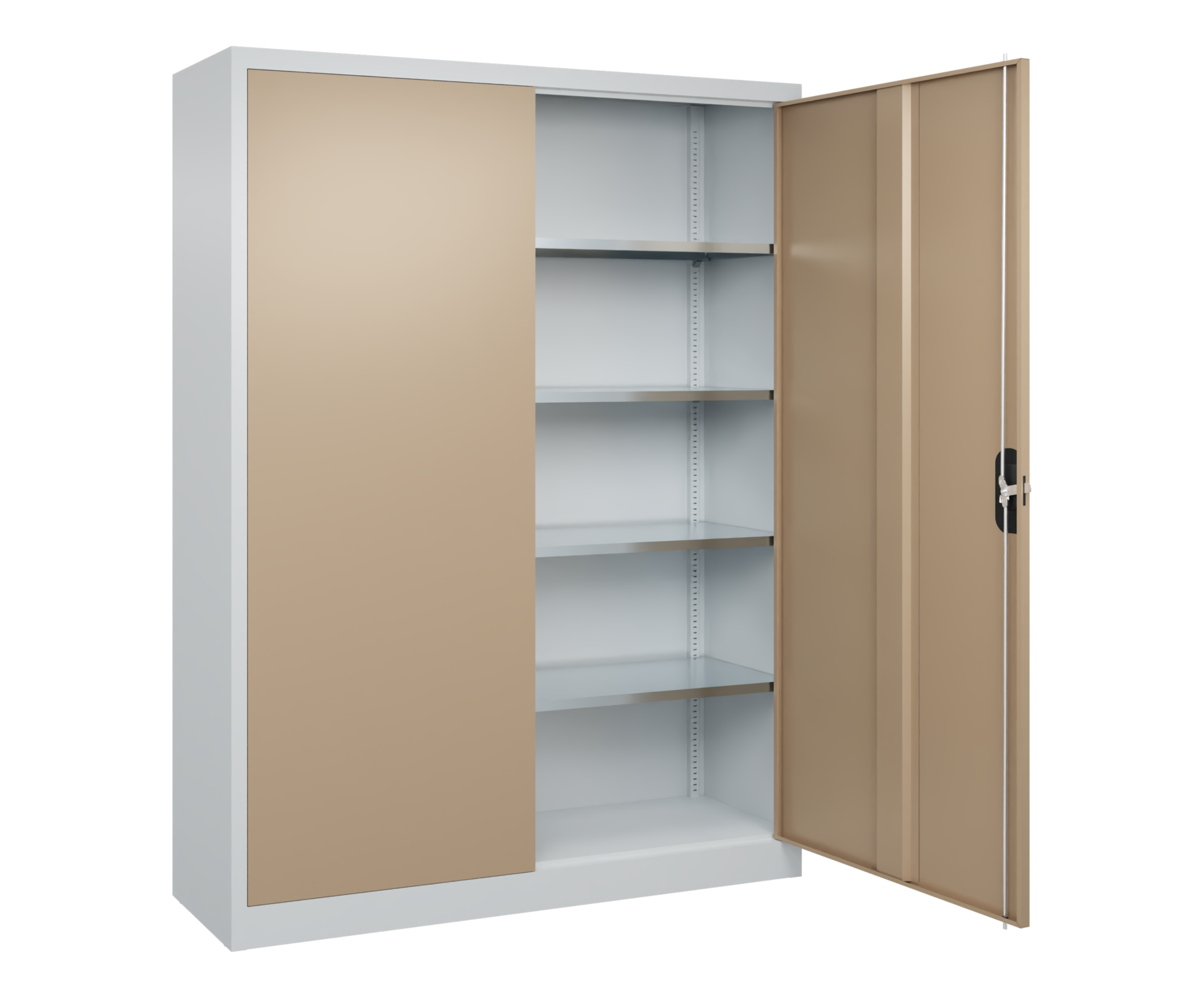 C+P Schwerlastschrank, Acurado, 1950x1500x400mm, 7035/1019