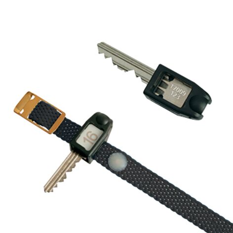 C+P nylon wristband with license plate, black