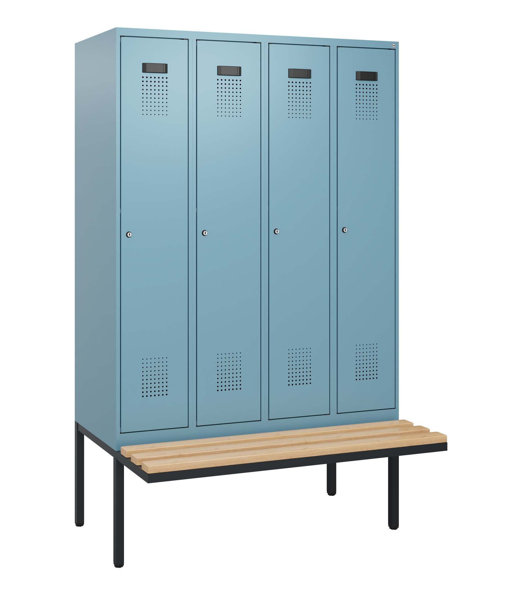 C+P Spind Evolo PLUS, Bank, 4 Abteile, 1950x1200x8