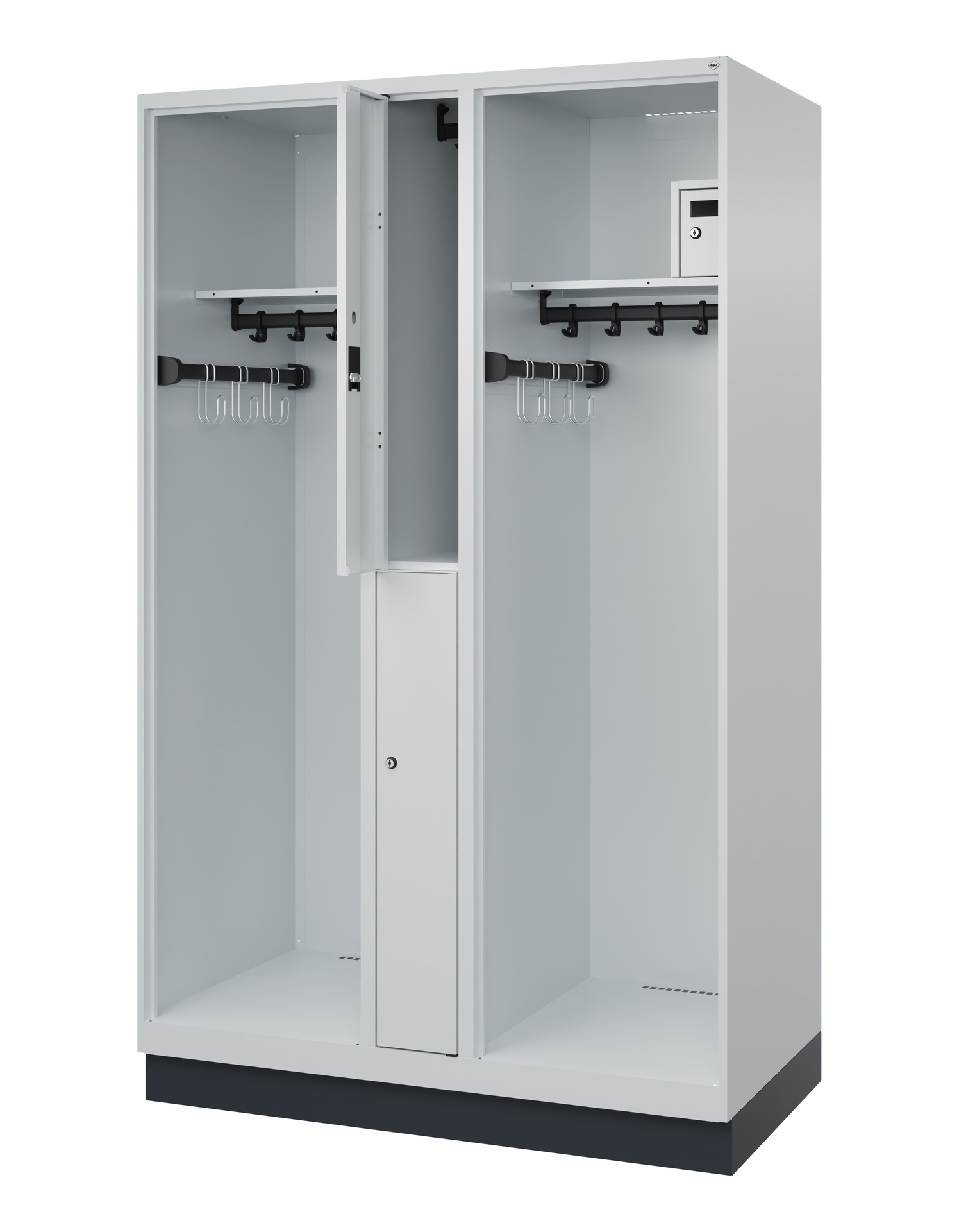 C+P Feuerwehrspind Maxi, 2 Fächer, 1850x1200x600mm