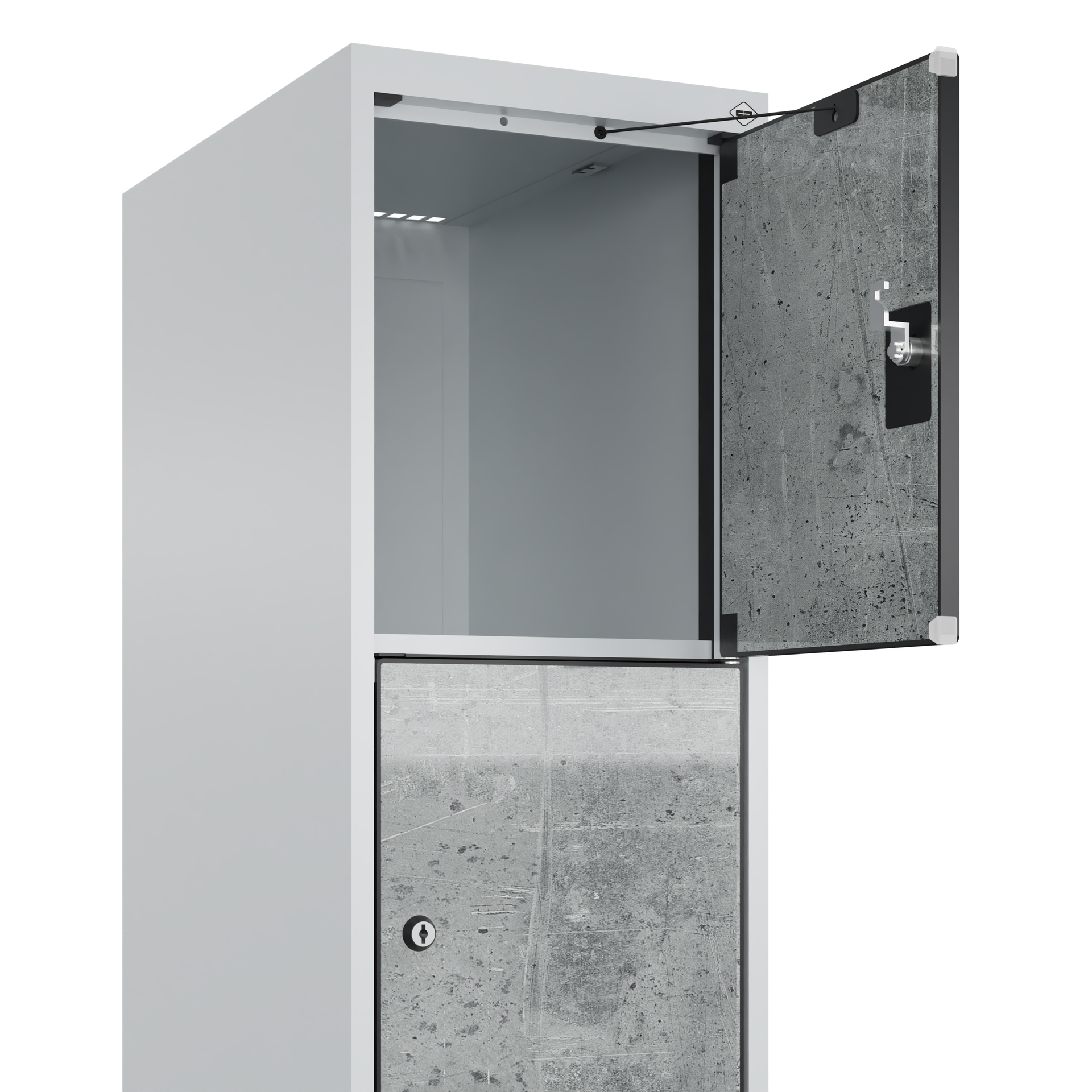 C+P Schlie�fachschrank Evolo PLUS, 5 F�cher, 1850x300x500mm