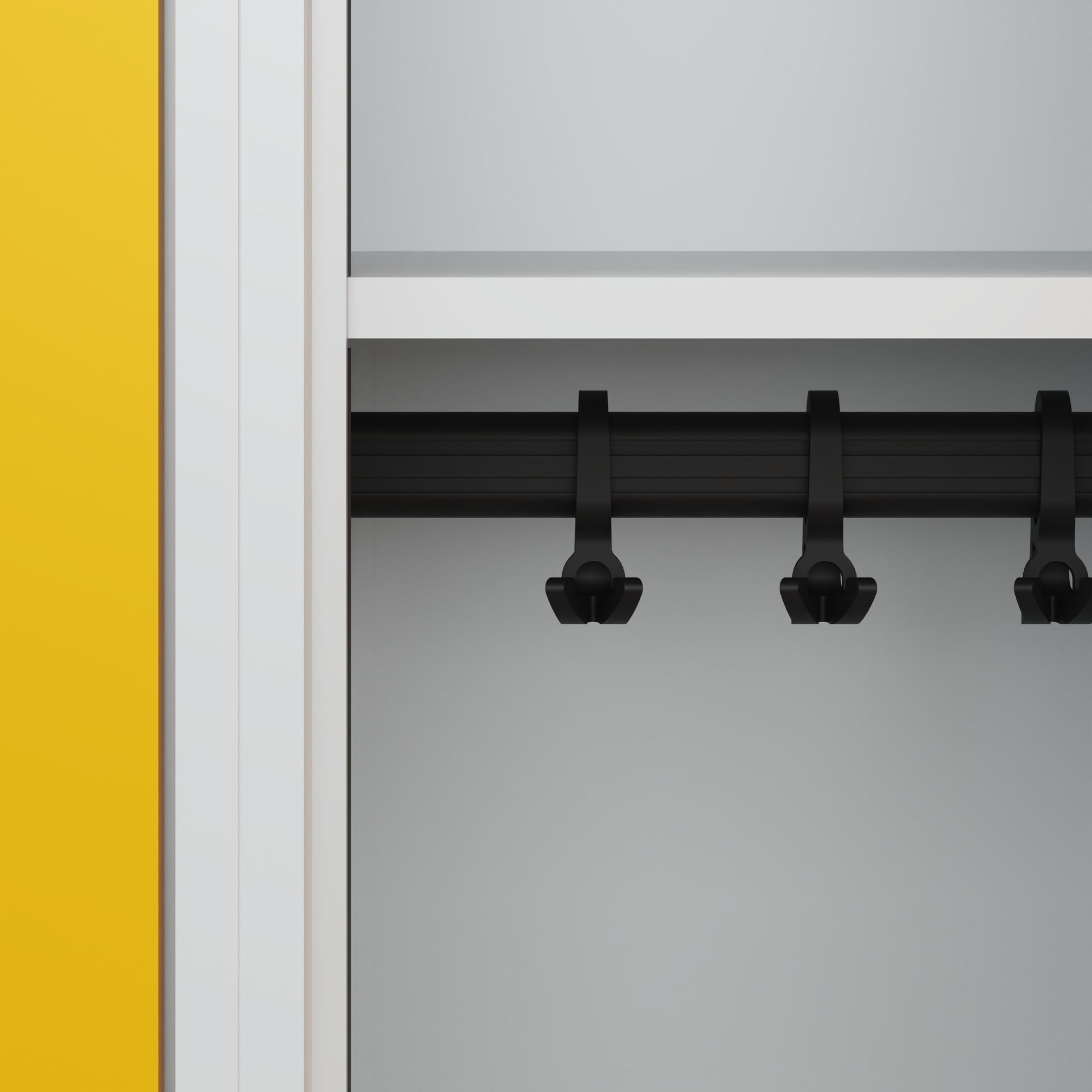 C+P Doppelstöckiger Spind Evolo PLUS, 2 Abteile, 1