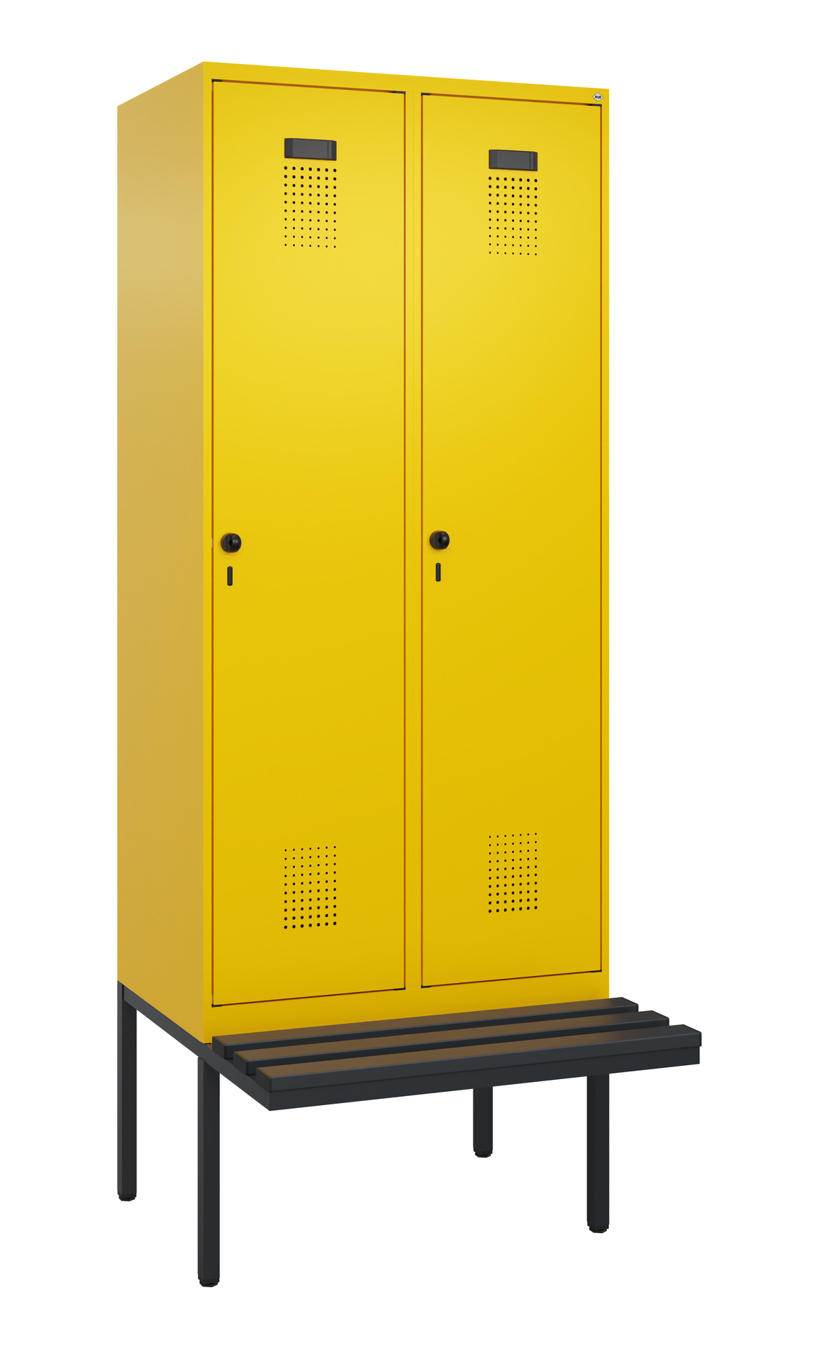 C+P Spind Evolo PLUS, Bank, 2 Abteile, 2120x800x81
