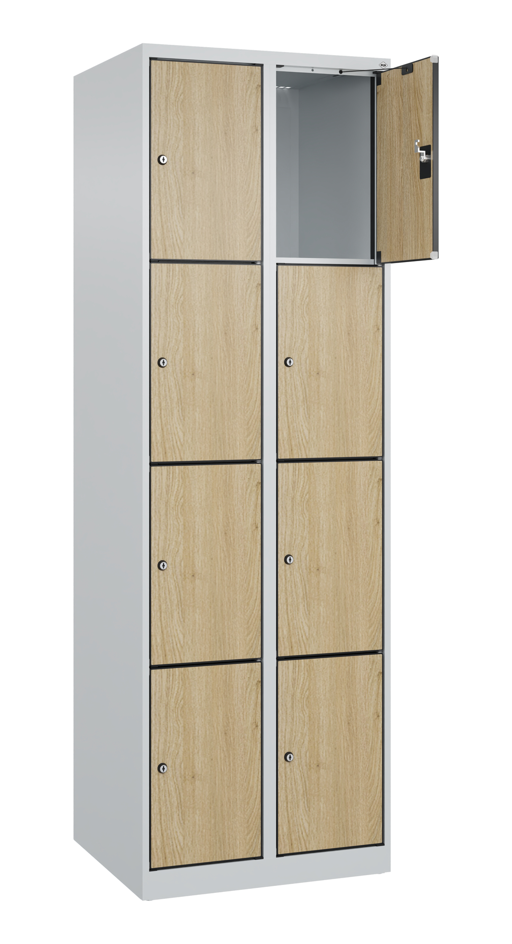 C+P Schlie�fachschrank Evolo PLUS, 8 F�cher, 1850x600x500mm