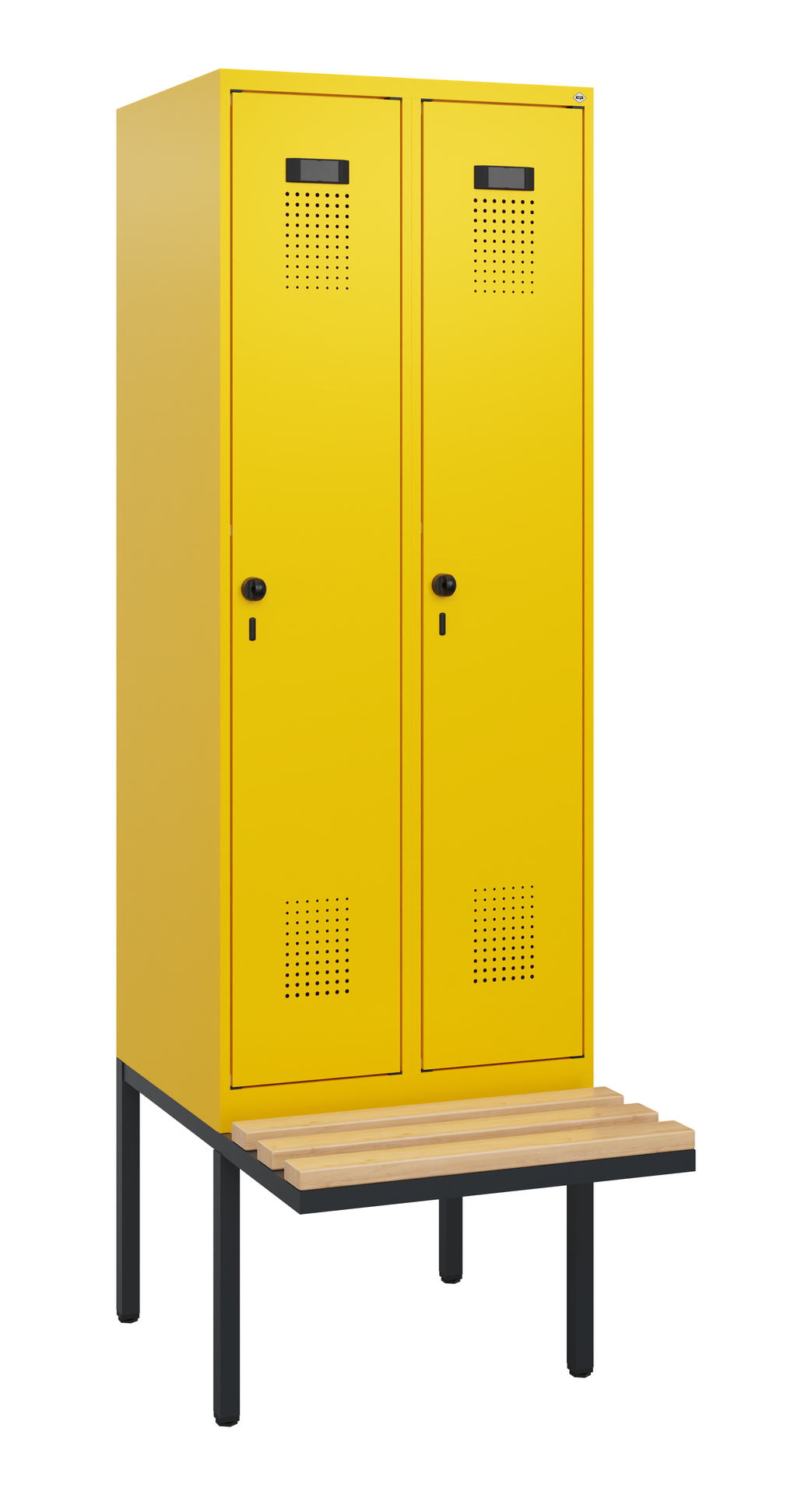 C+P Spind Evolo PLUS, Bank, 2 Abteile, 1950x600x81