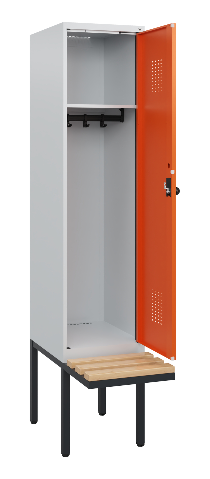 C+P Spind Evolo PLUS, Bank, 1 Abteil, 1950x400x815
