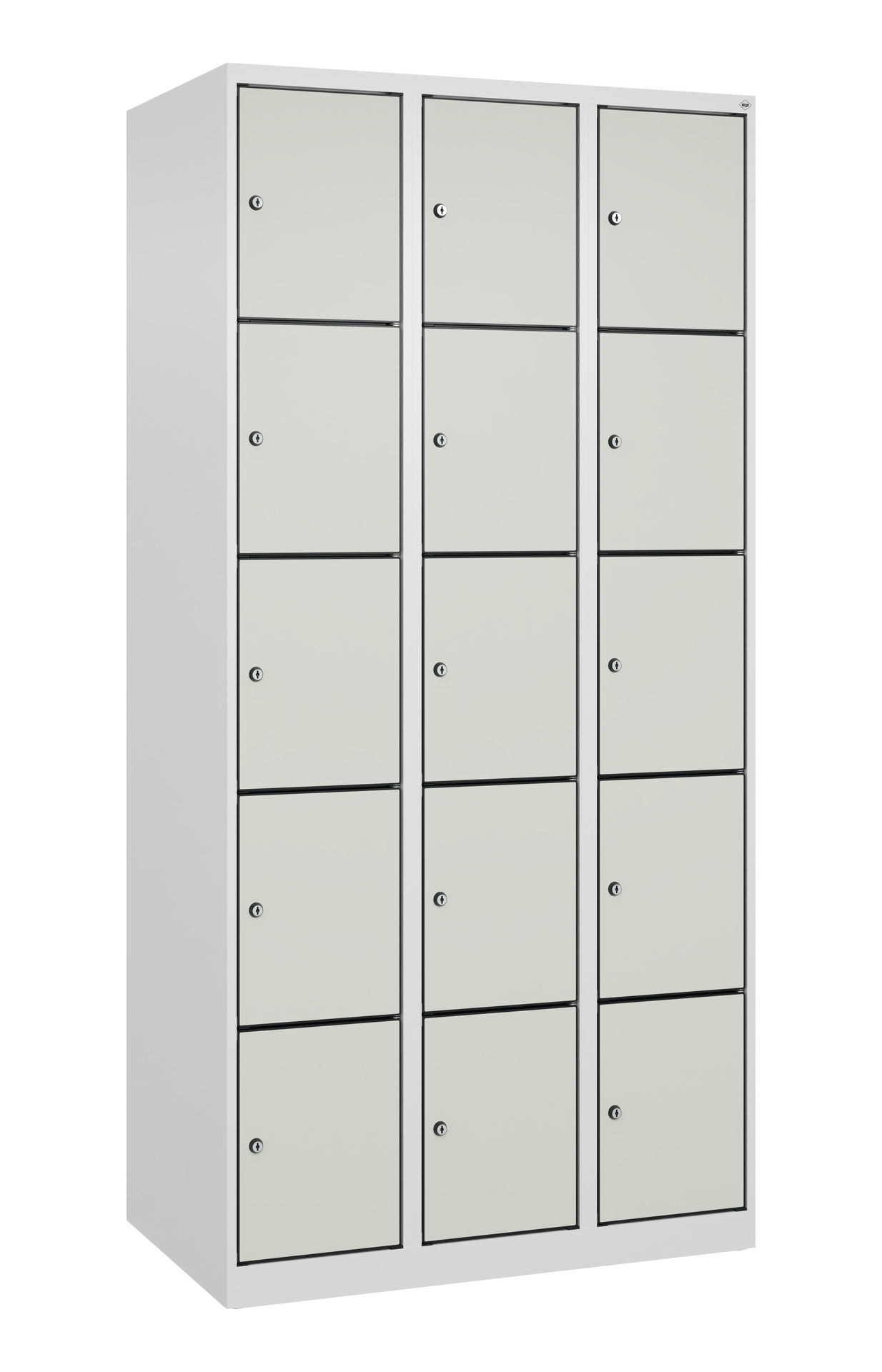 C+P Schlie�fachschrank Evolo PLUS, 15 F�cher, 1850x900x500mm