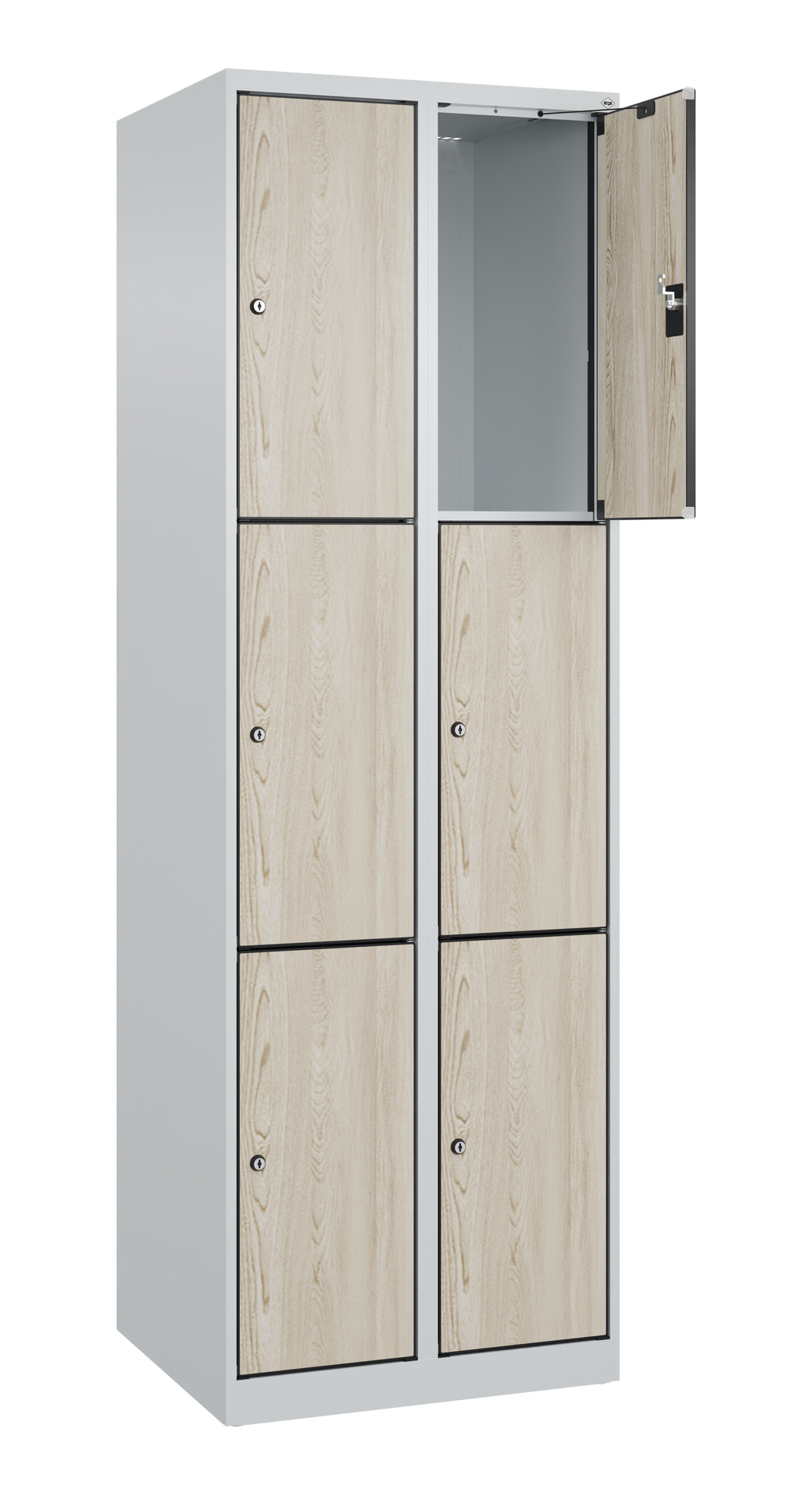 C+P Schlie�fachschrank Evolo PLUS, 6 F�cher, 1850x600x500mm