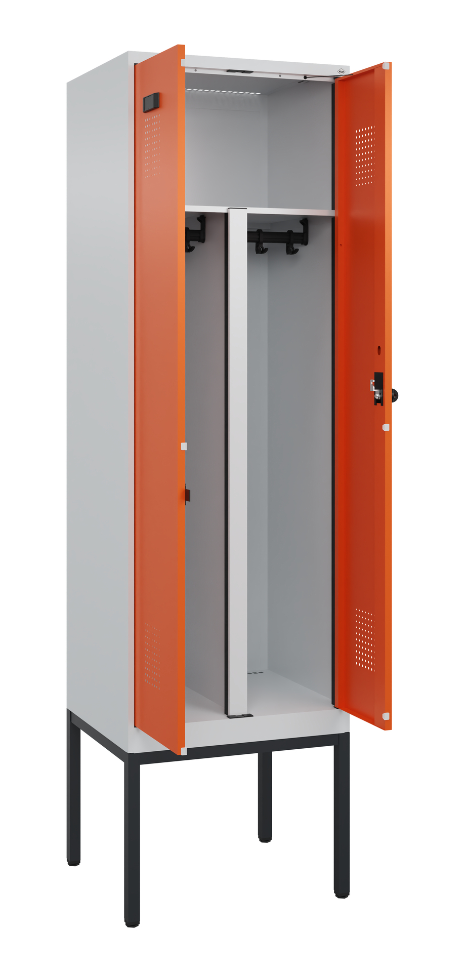 C+P PSA Doppel-Spind Evolo PLUS, Gestell, 2 Abteil