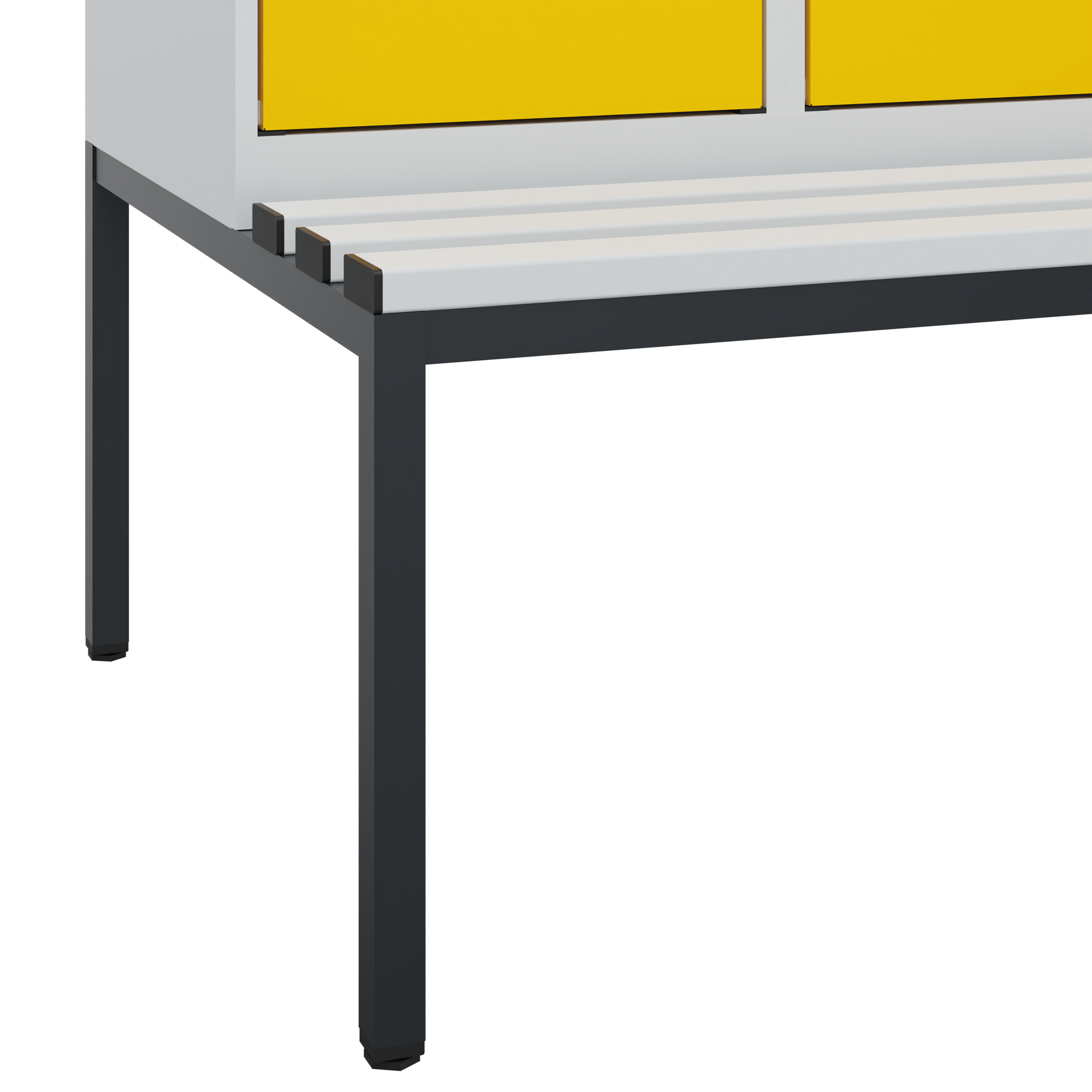 C+P Doppelstock-Spind Evolo PLUS, Bank, 2 Fächer, 