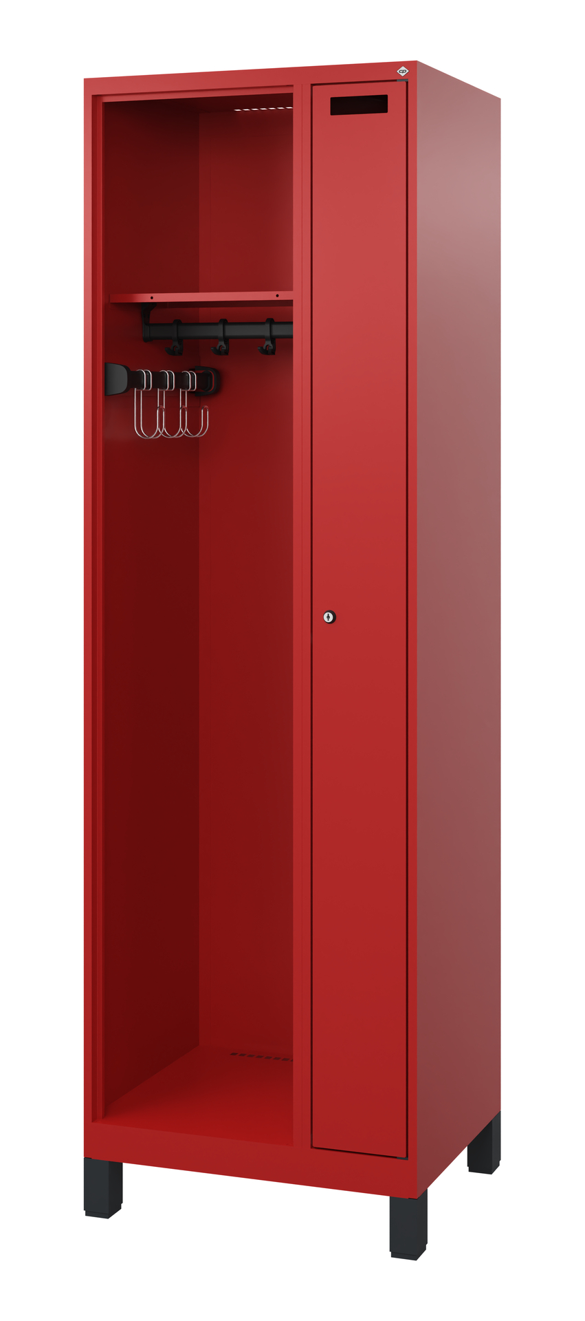 C+P Feuerwehrspind Kombi, 1 Abteil, 1850x600x500mm