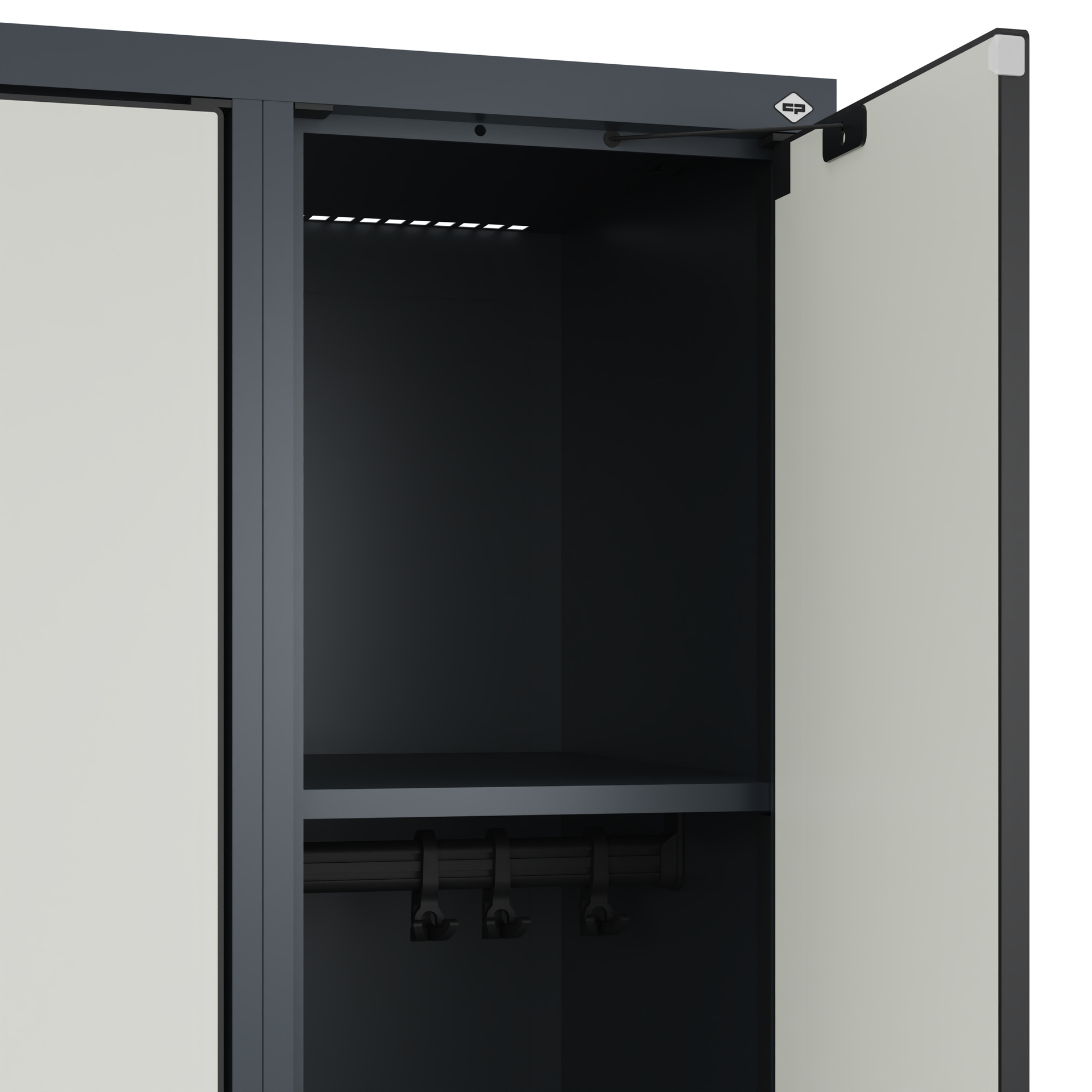 C+P Spind Evolo PLUS, Bank, 4 Abteile, 1950x1200x815mm