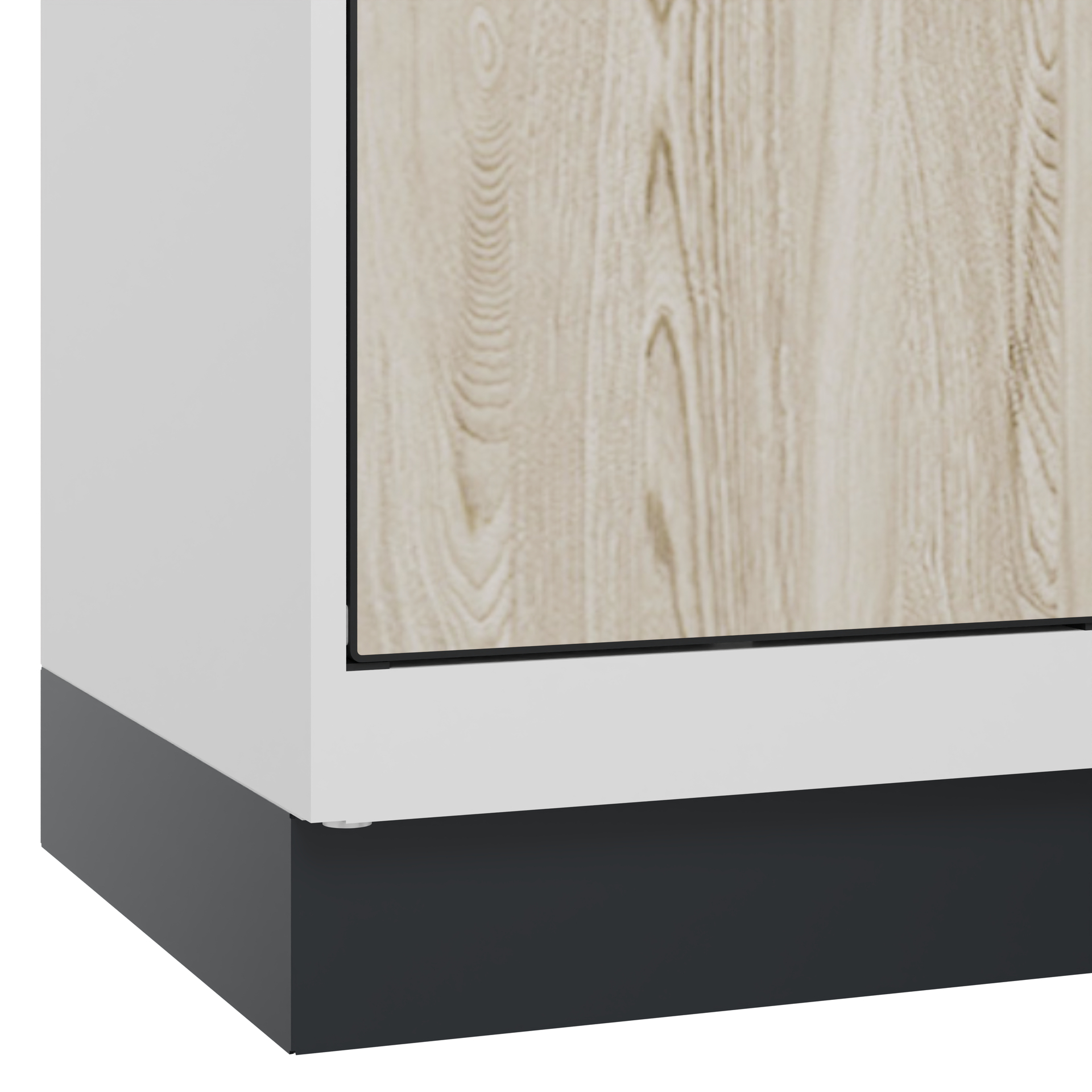 C+P Schlie�fachschrank Evolo PLUS, Sockel, 9 F�cher, 1950x1200x500mm