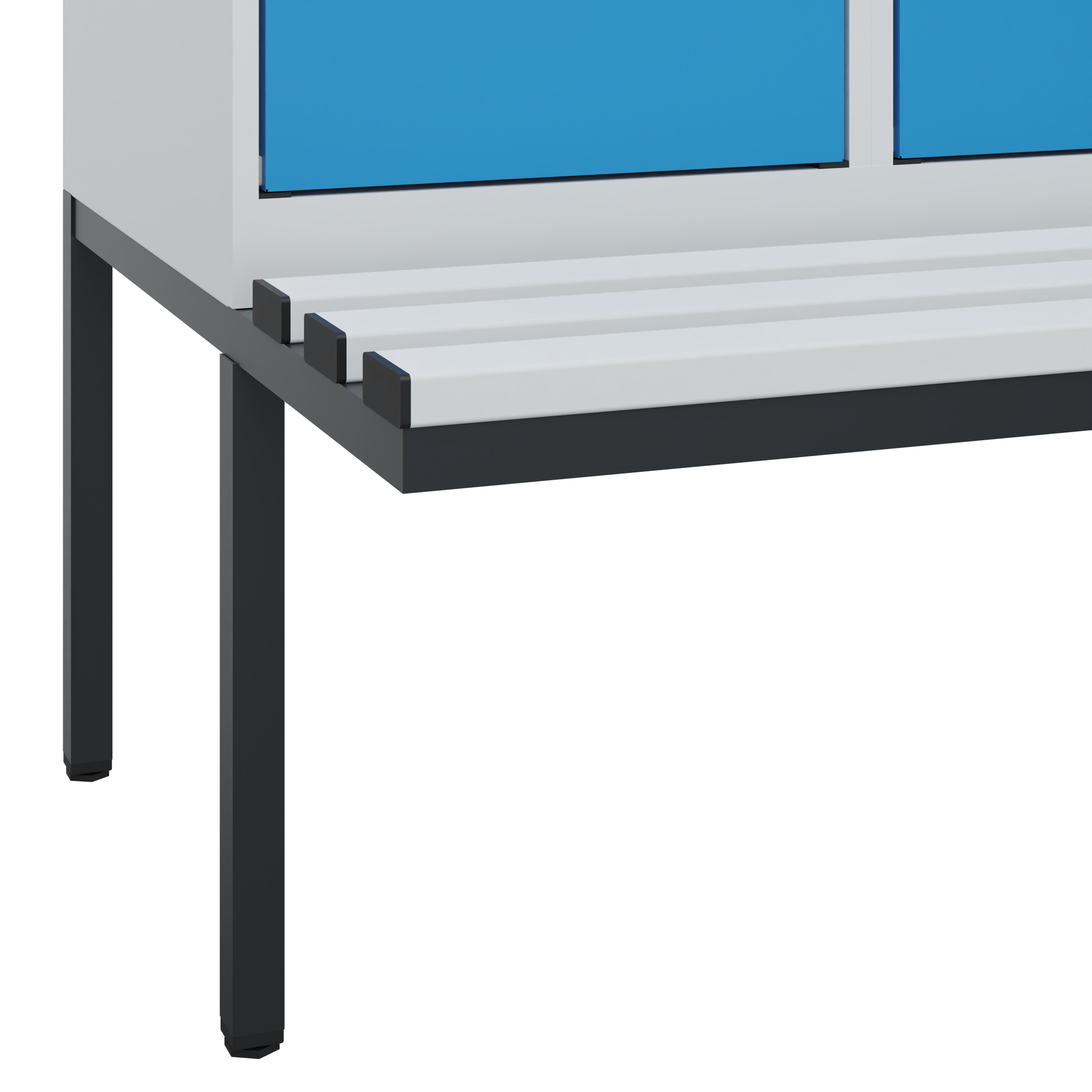 C+P Spind Evolo PLUS, Bank, 2 Abteile, 2120x800x81