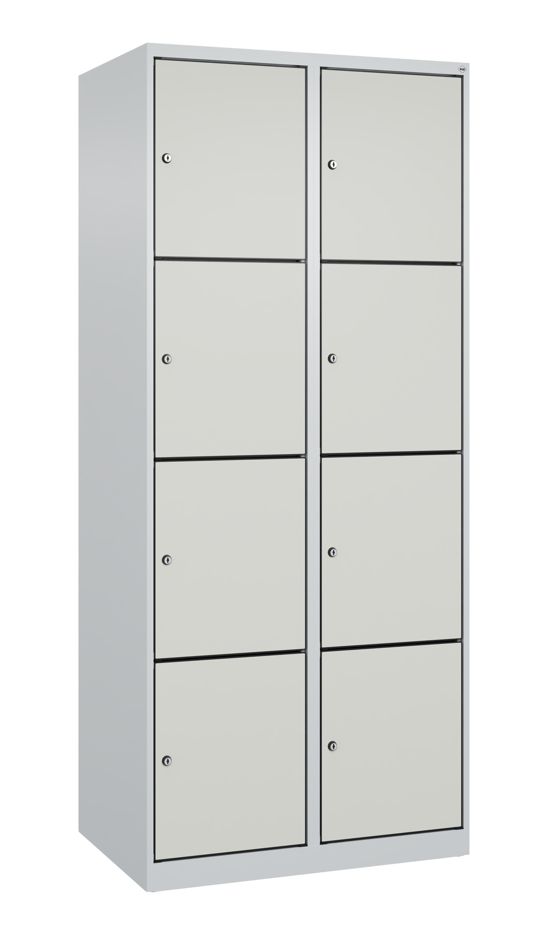 C+P Schlie�fachschrank Evolo PLUS, 8 F�cher, 1850x800x500mm