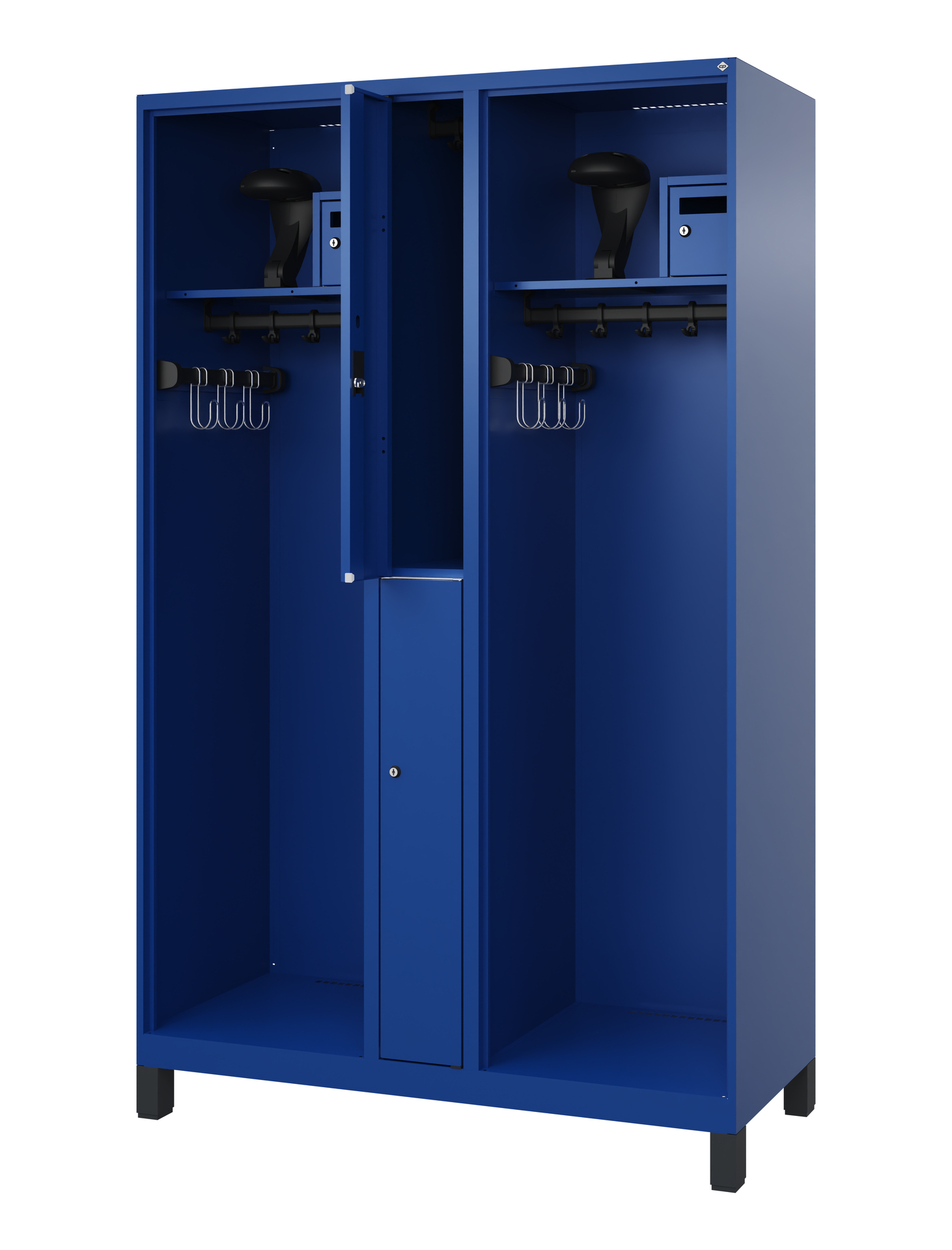 C+P Feuerwehrspind Maxi, 2 Fächer, 1850x1200x500mm