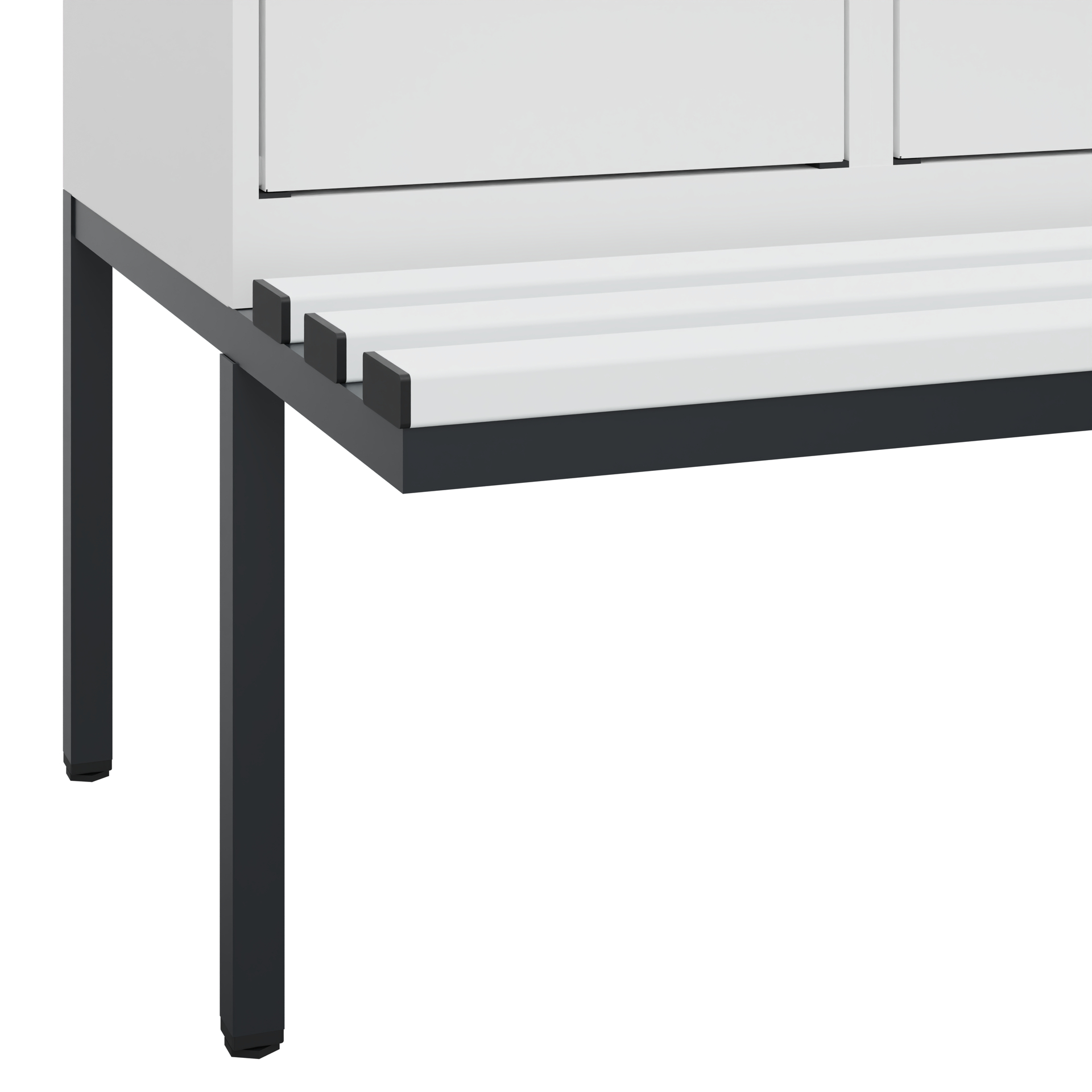 C+P Spind Evolo PLUS, Bank, 2 Abteile, 2120x800x81