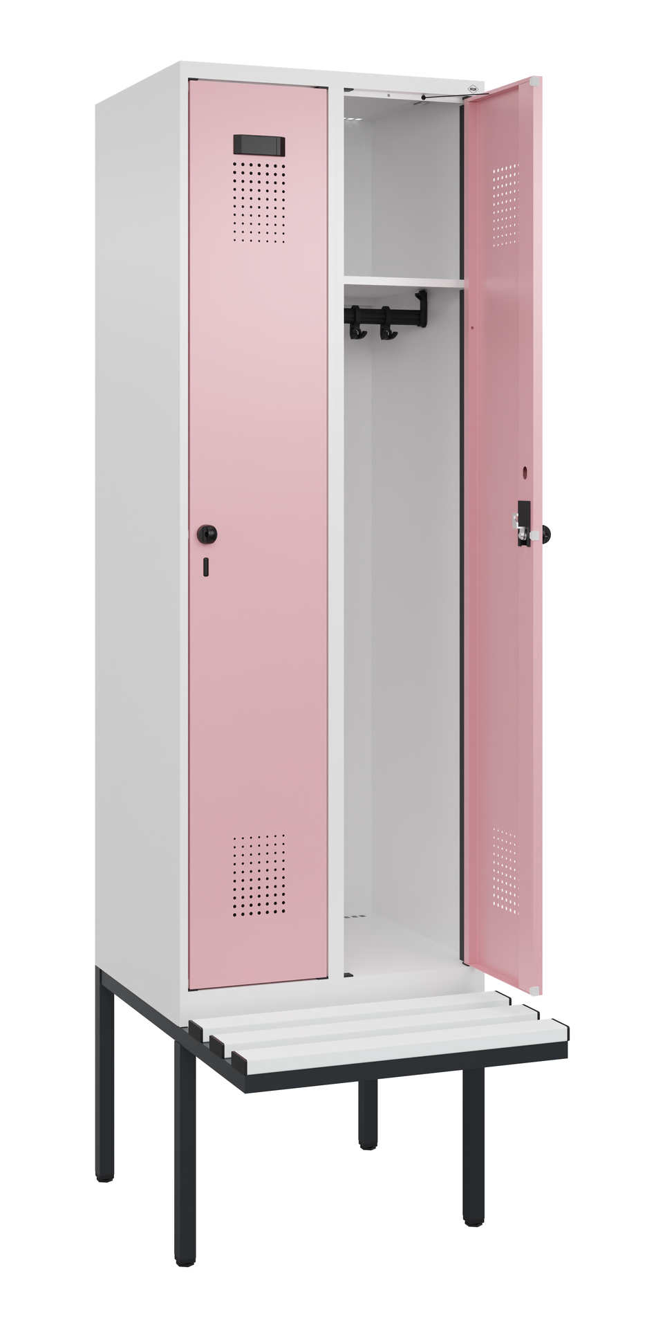C+P Spind Evolo PLUS, Bank, 2 Abteil, 2120x600x815