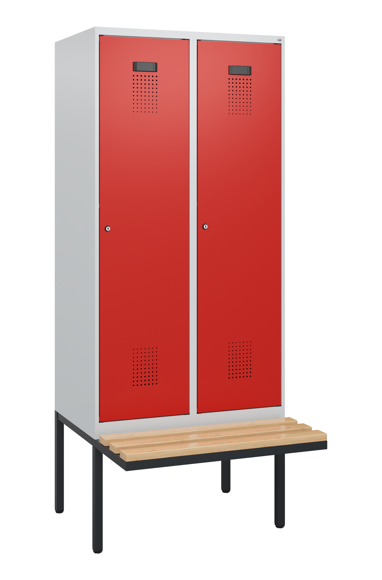C+P Spind Evolo PLUS, Bank, 2 Abteile, 1950x800x81