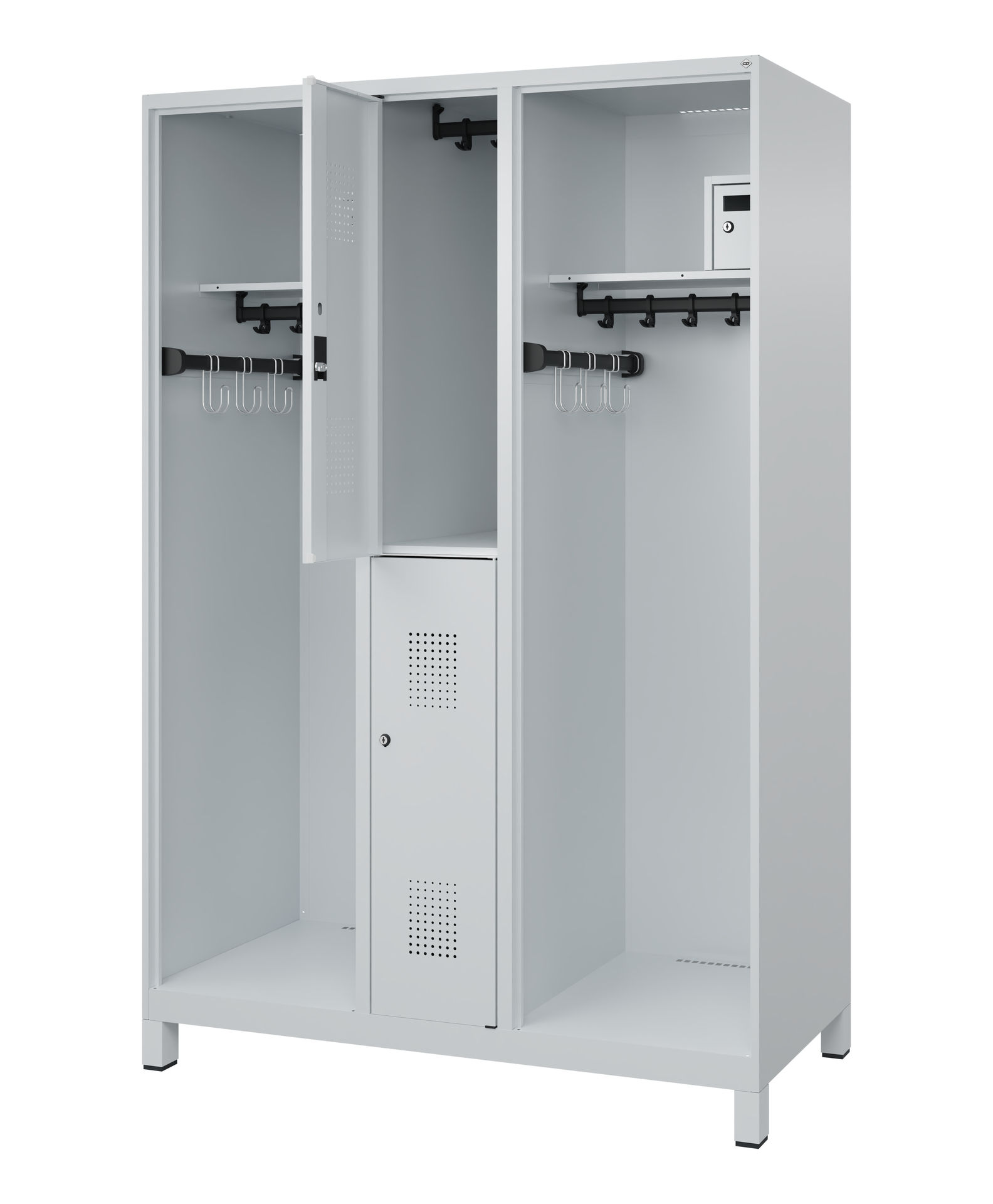 C+P Feuerwehrspind Maxi, 2 Fächer, 1850x1300x600mm