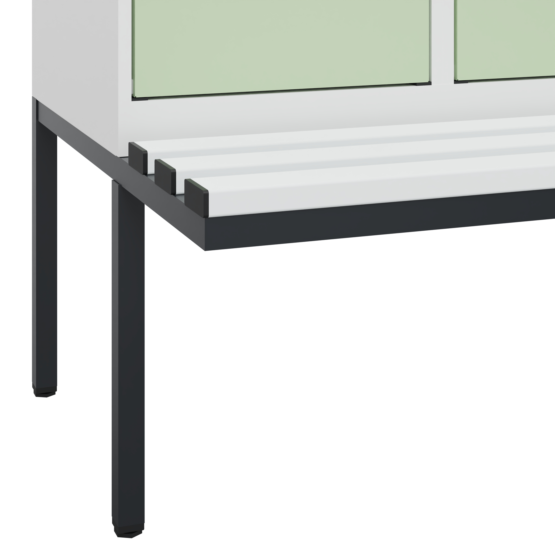 C+P Spind Evolo PLUS, Bank, 1 Abteil, 1950x400x815