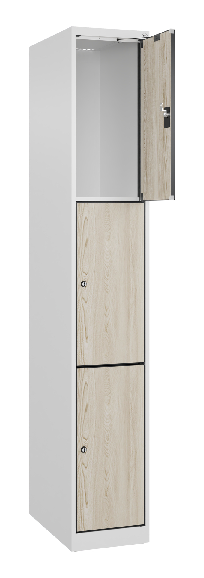 C+P Schlie�fachschrank Evolo PLUS, 3 F�cher, 1850x300x500mm