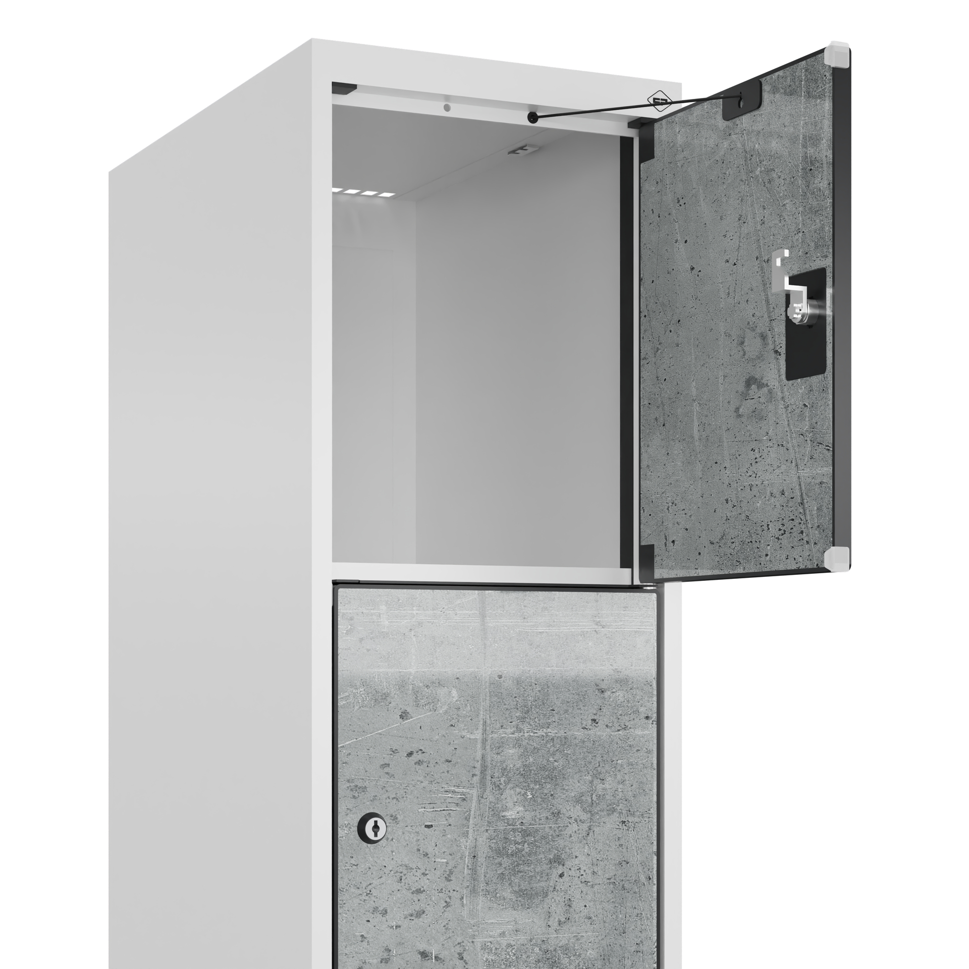 C+P Schlie�fachschrank Evolo PLUS, 5 F�cher, 1850x300x500mm