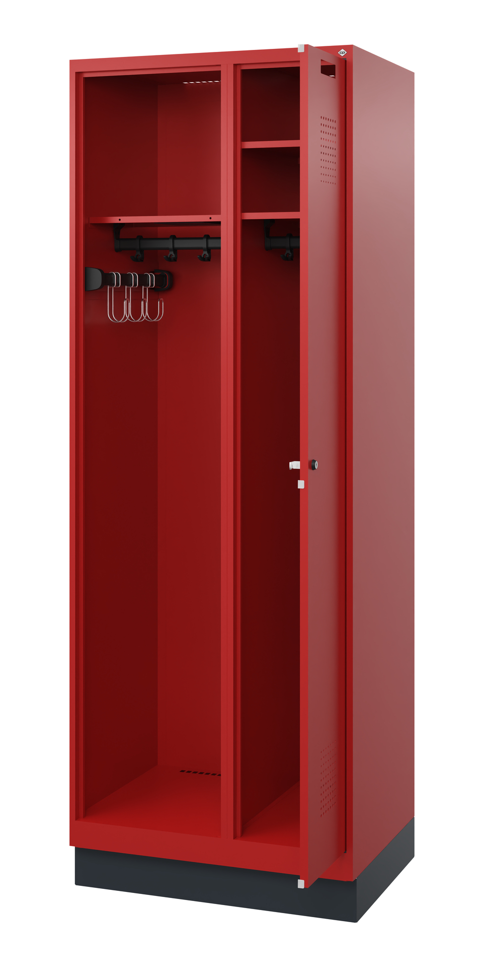 C+P Feuerwehrspind Kombi, 1 Abteil, 1850x700x500mm