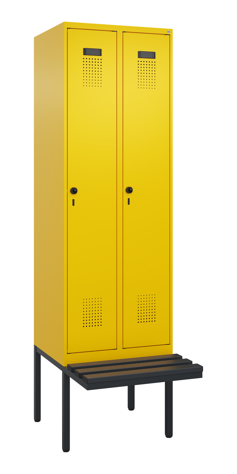 C+P Spind Evolo PLUS, Bank, 2 Abteil, 2120x600x815