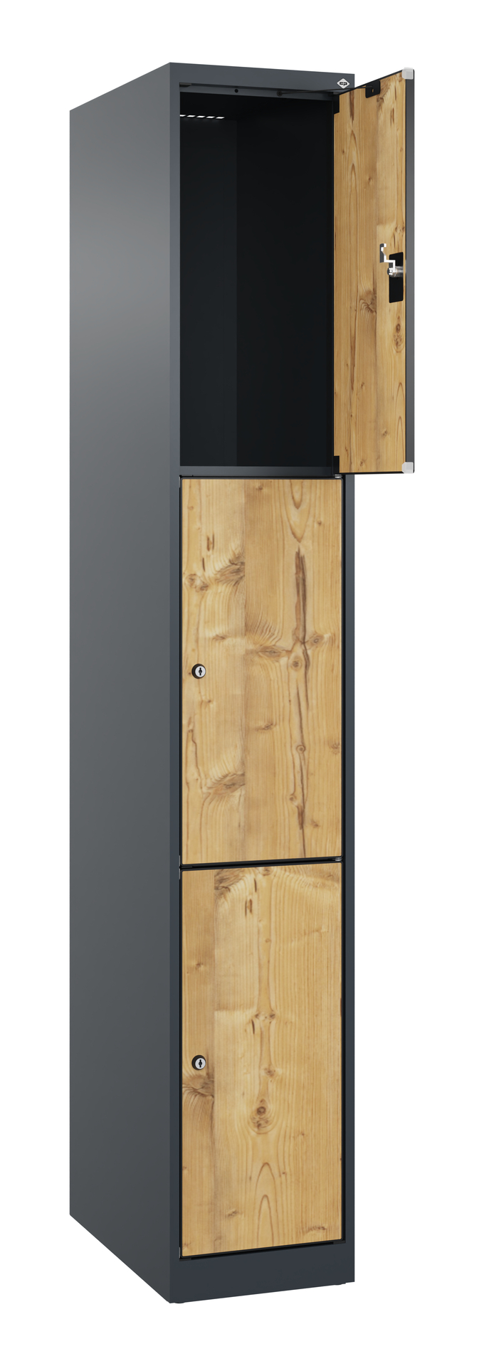 C+P Schlie�fachschrank Evolo PLUS, 3 F�cher, 1850x300x500mm C+P Schlie�fachschrank Evolo PLUS, 3 F�cher, 1850x300x500mm