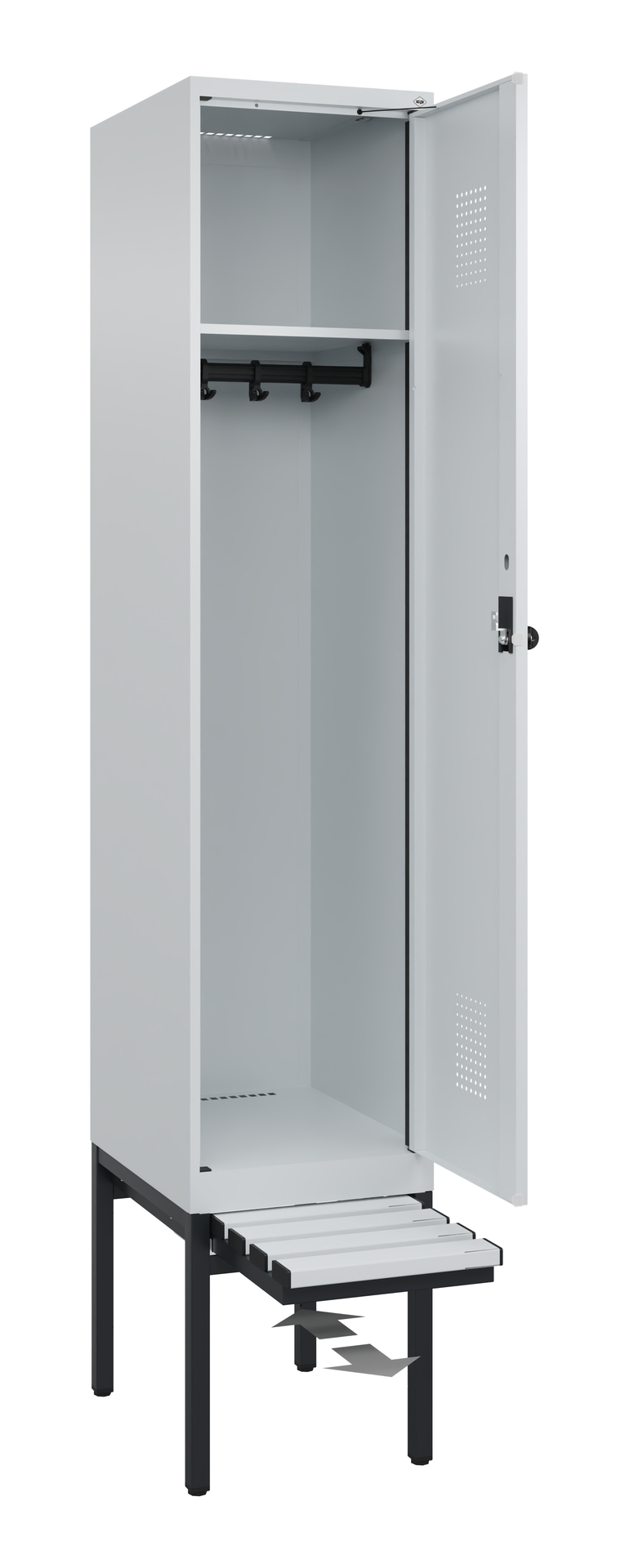 C+P Spind Evolo PLUS, Bank, 1 Abteil, 2120x400x815mm