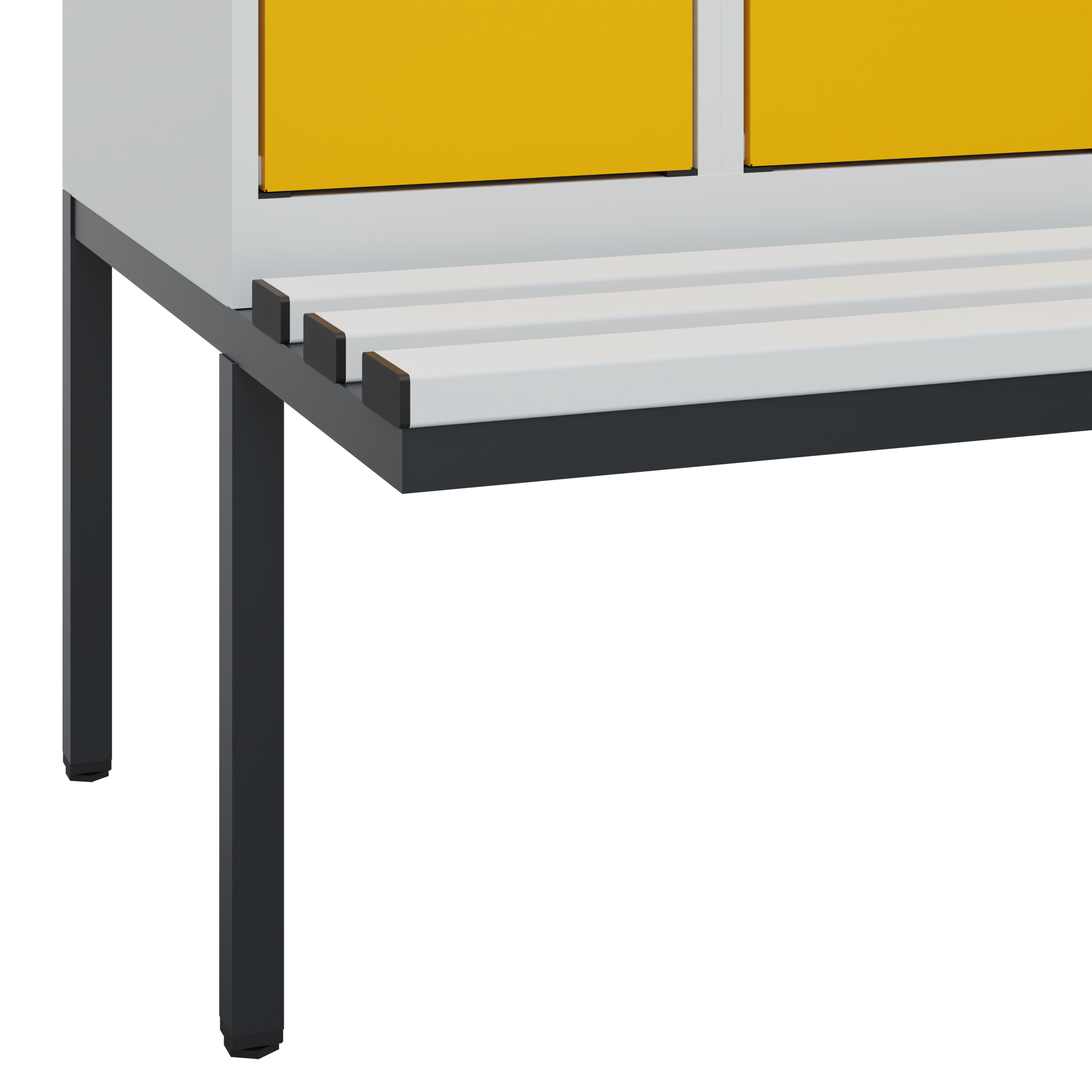 C+P Spind Evolo PLUS, Bank, 2 Abteile, 1950x600x81
