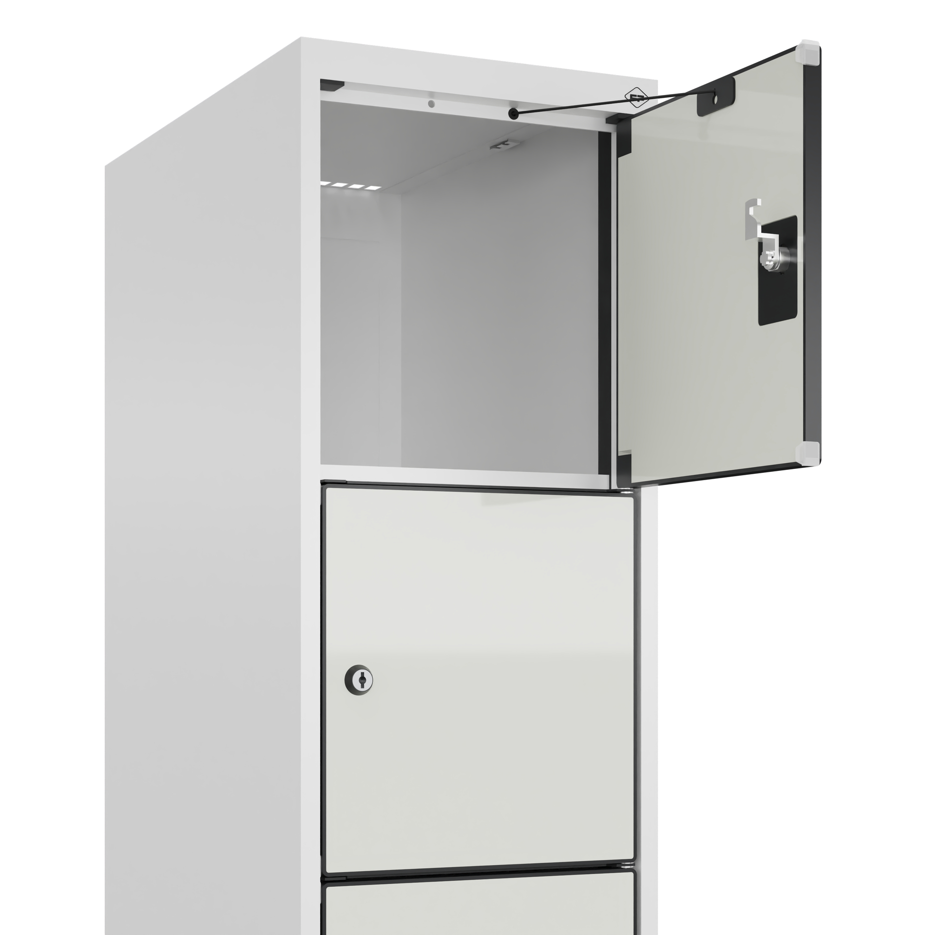 C+P Schlie�fachschrank Evolo PLUS, 6 F�cher, 1850x300x500mm