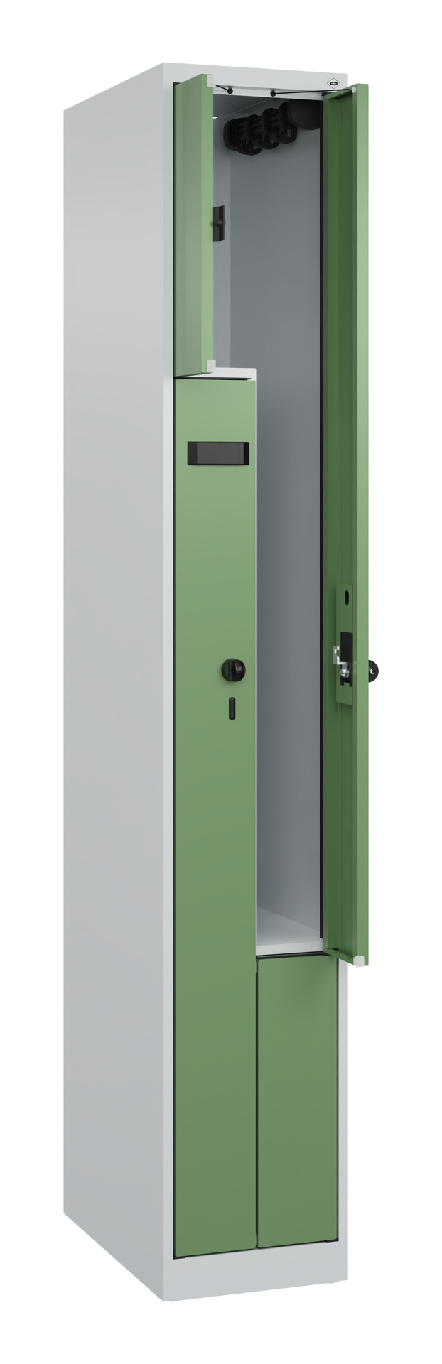 C+P Z-Spind Evolo PLUS, 2 Fächer, 1850x300x500mm