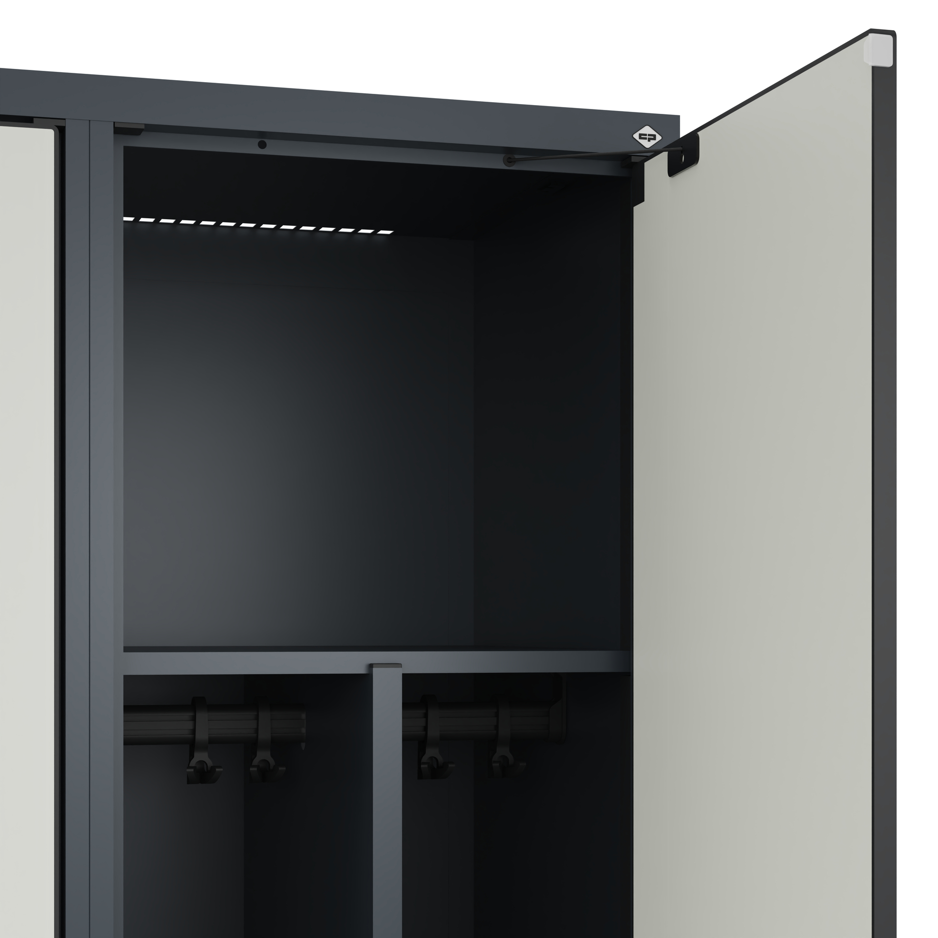 C+P Spind Evolo PLUS, Bank, 1 Abteil, 2120x400x815mm