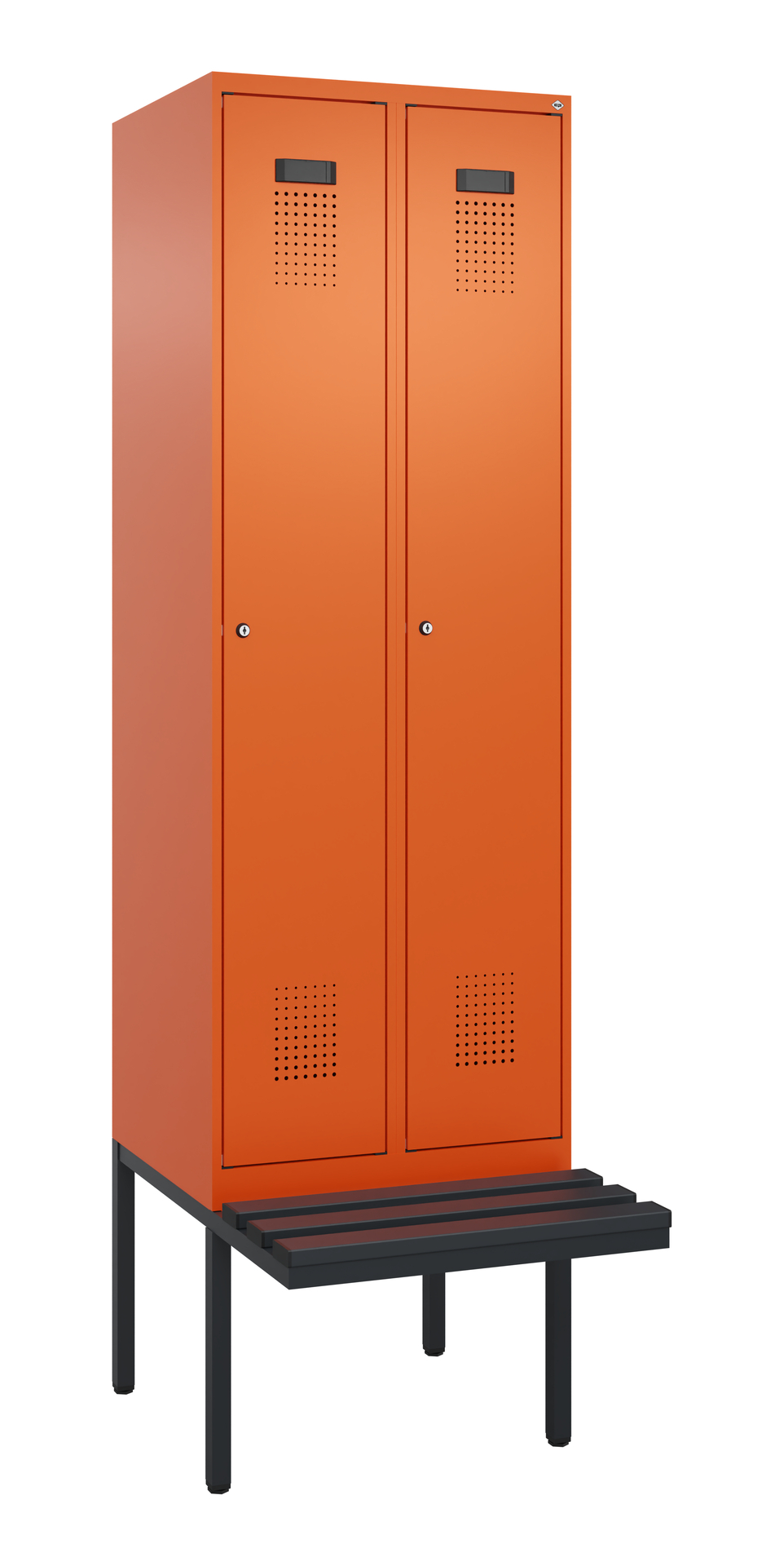 C+P Spind Evolo PLUS, Bank, 2 Abteil, 2120x600x815