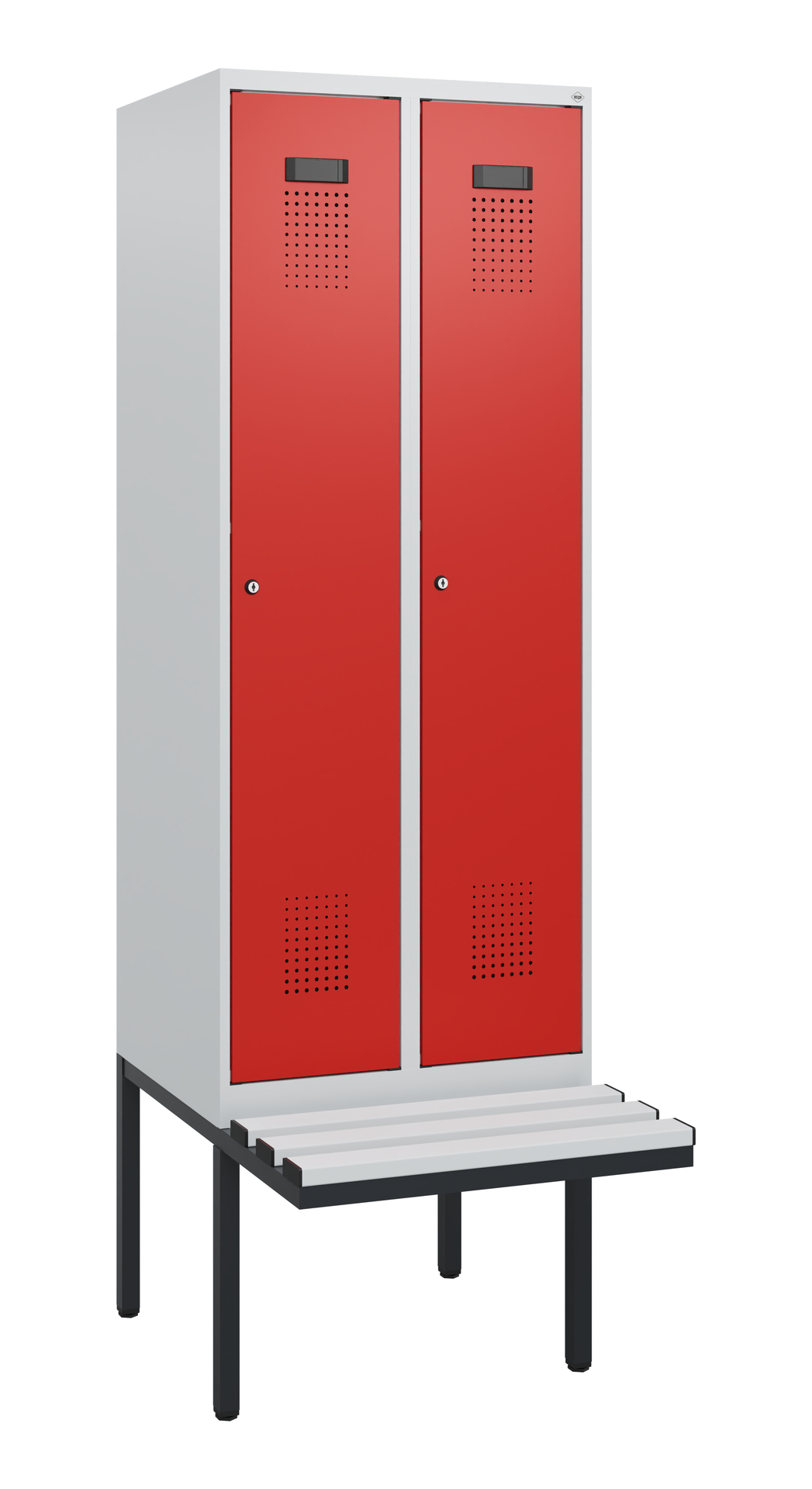 C+P Spind Evolo PLUS, Bank, 2 Abteile, 1950x600x81