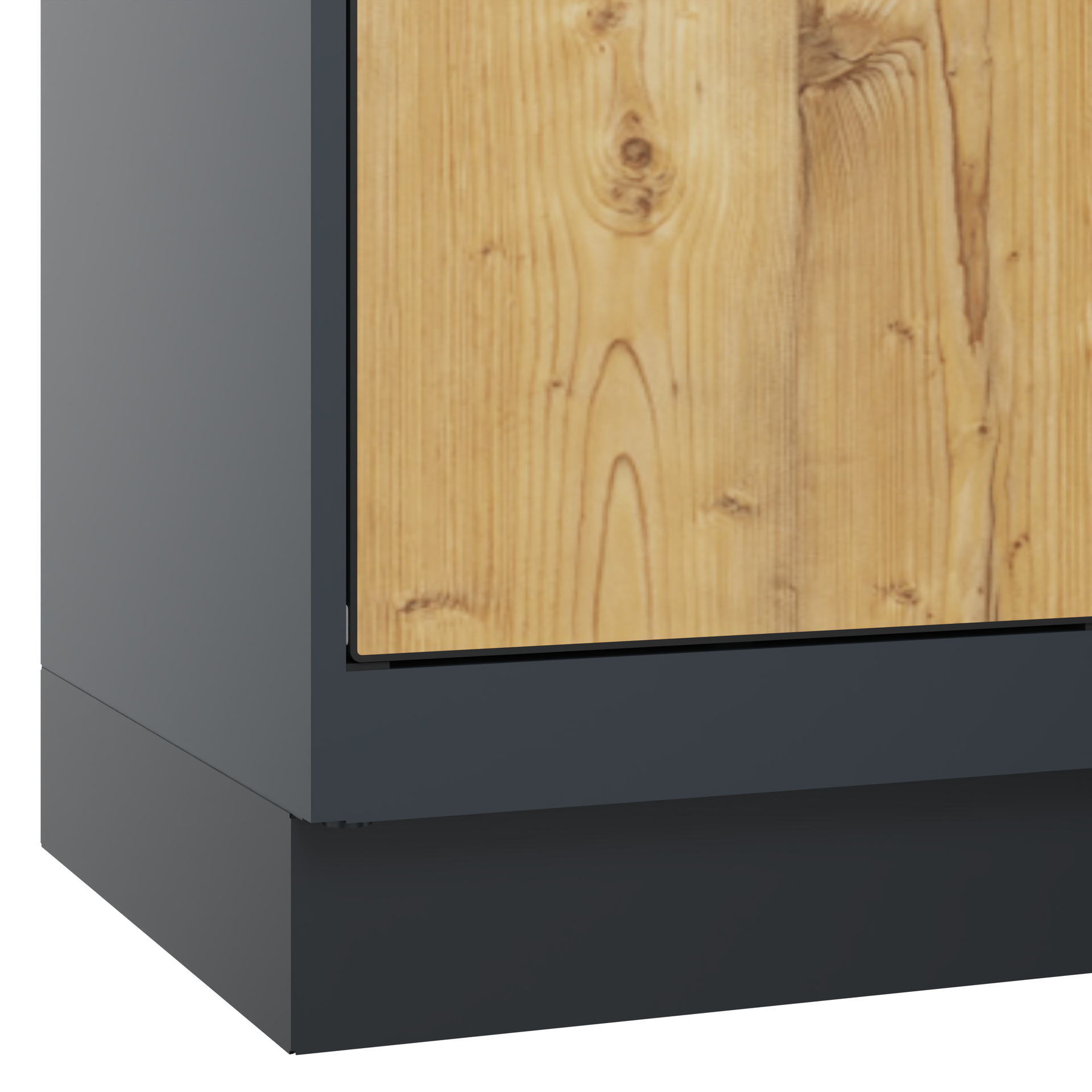 C+P Schlie�fachschrank Evolo PLUS, Sockel, 15 F�cher, 1950x1200x500mm