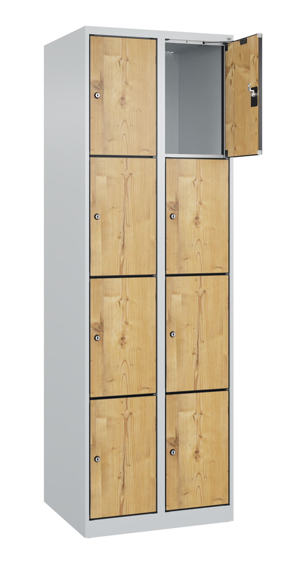 C+P Schlie�fachschrank Evolo PLUS, 8 F�cher, 1850x600x500mm