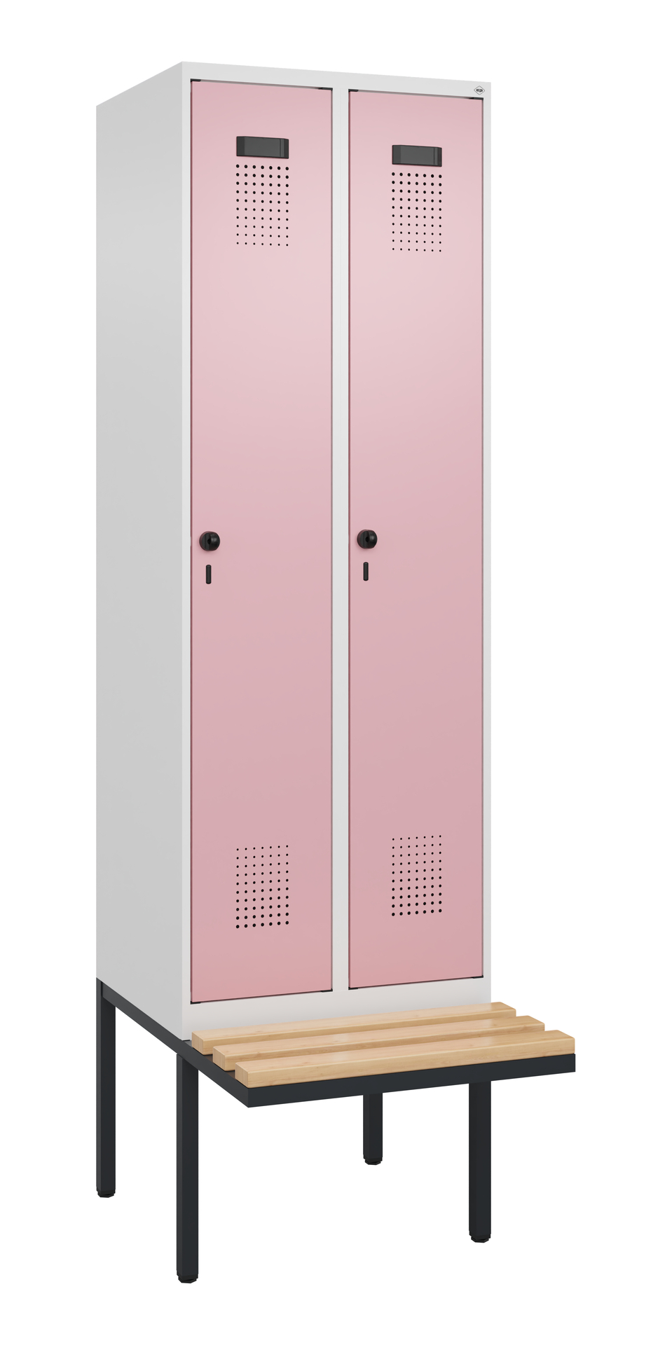 C+P Spind Evolo PLUS, Bank, 2 Abteil, 2120x600x815